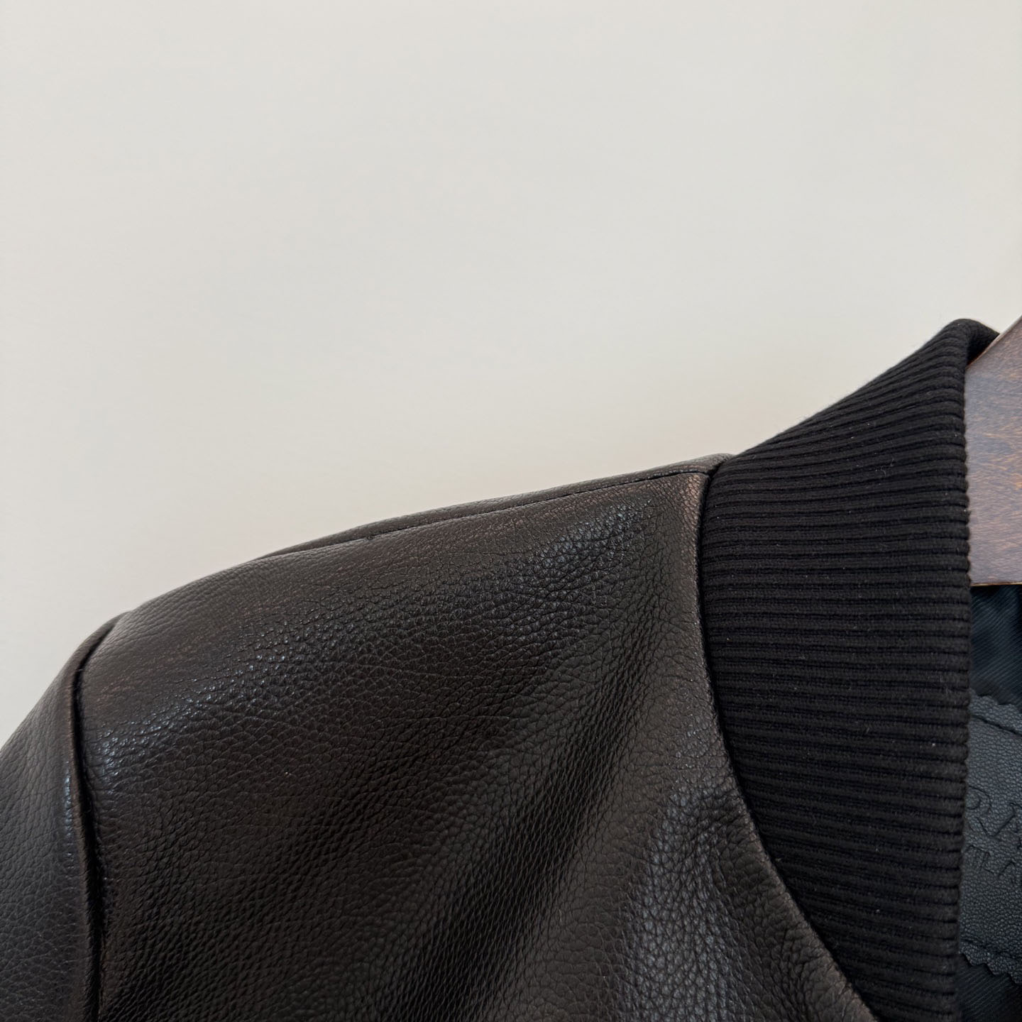 Prada Leather Bomber Jacket - FashionPlug