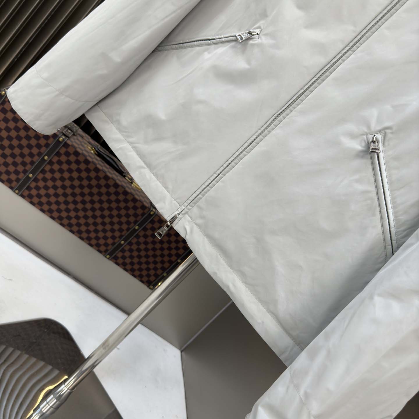 Moncler Cidone Reversible Down Shirt Jacket - FashionPlug