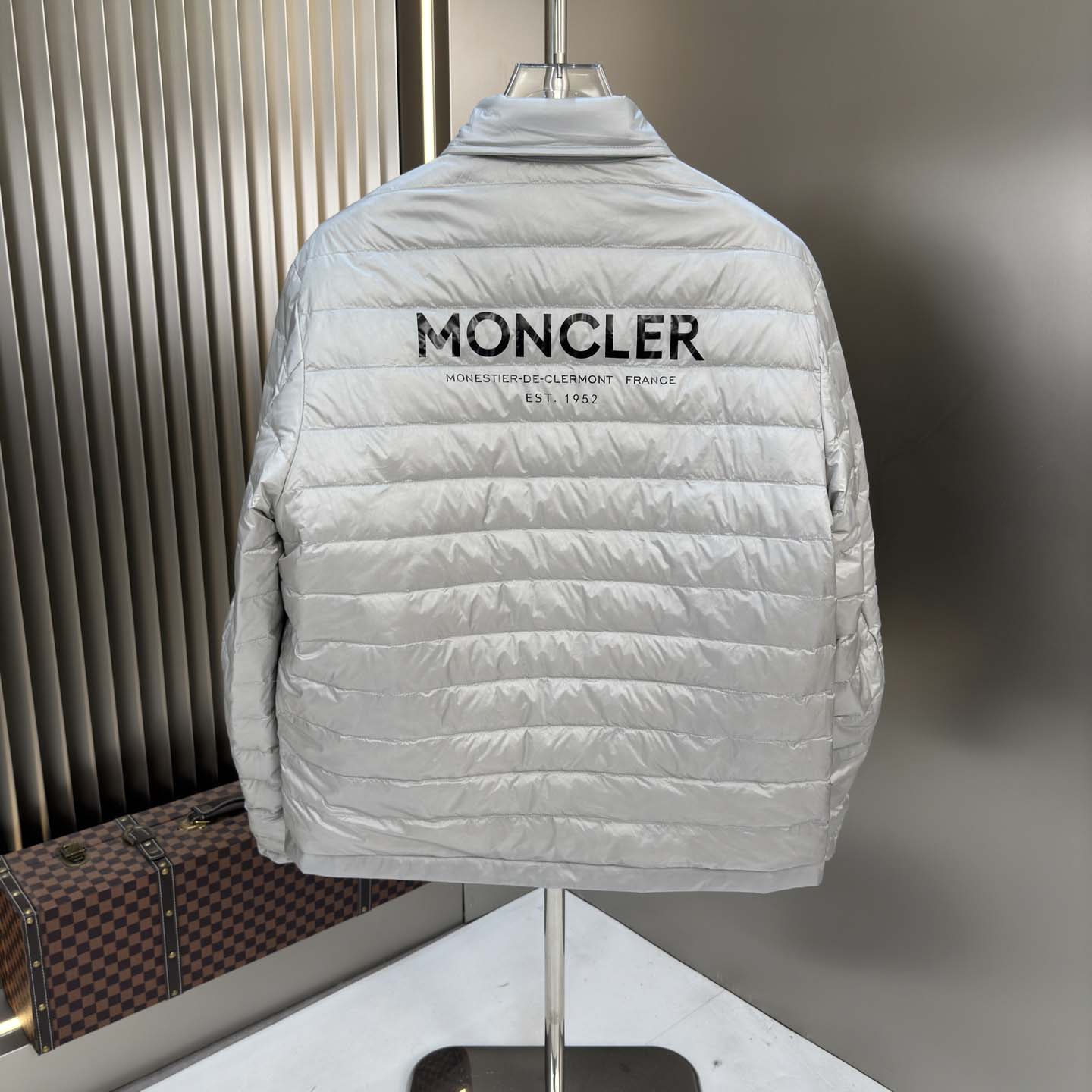 Moncler Cidone Reversible Down Shirt Jacket - FashionPlug
