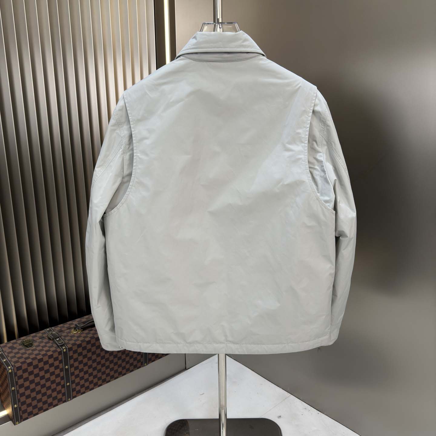 Moncler Cidone Reversible Down Shirt Jacket - FashionPlug