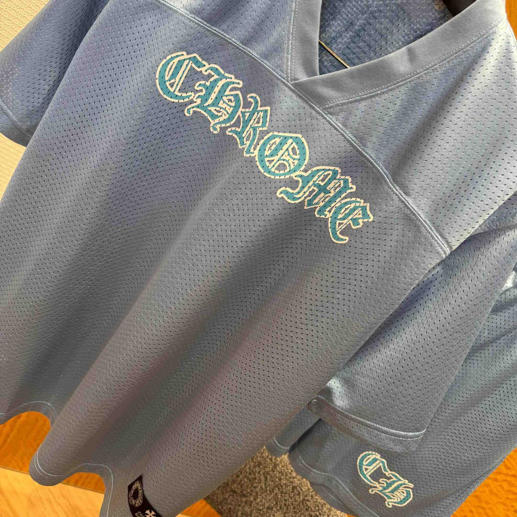 Chrome Hearts Stadium Mesh Short Sleeve & Shorts - FashionPlug