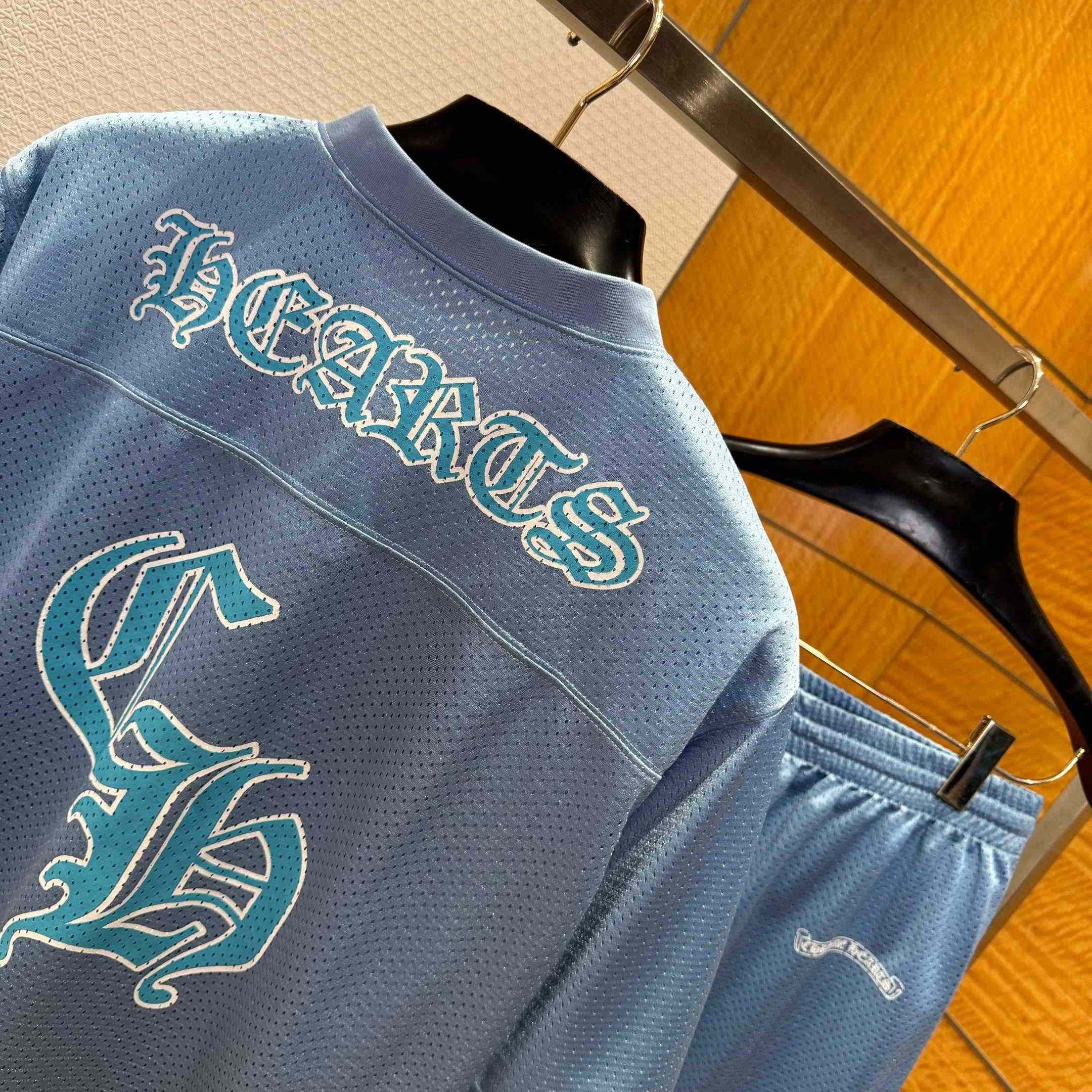 Chrome Hearts Stadium Mesh Short Sleeve & Shorts - FashionPlug