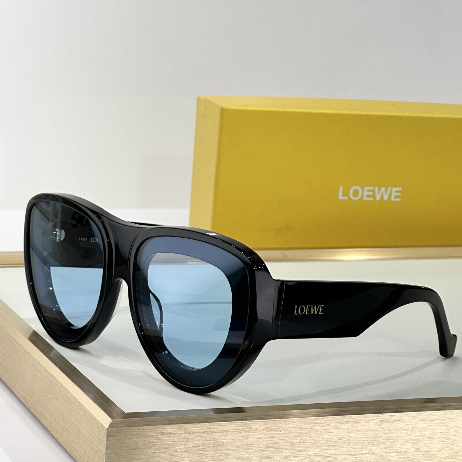 Loewe Front Lenses Aviatior Sunglasses  - FashionPlug