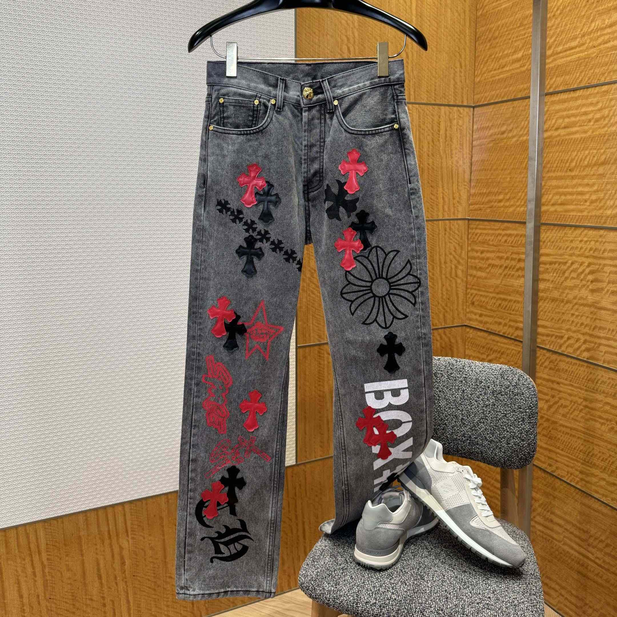 Chrome Hearts Jeans - FashionPlug