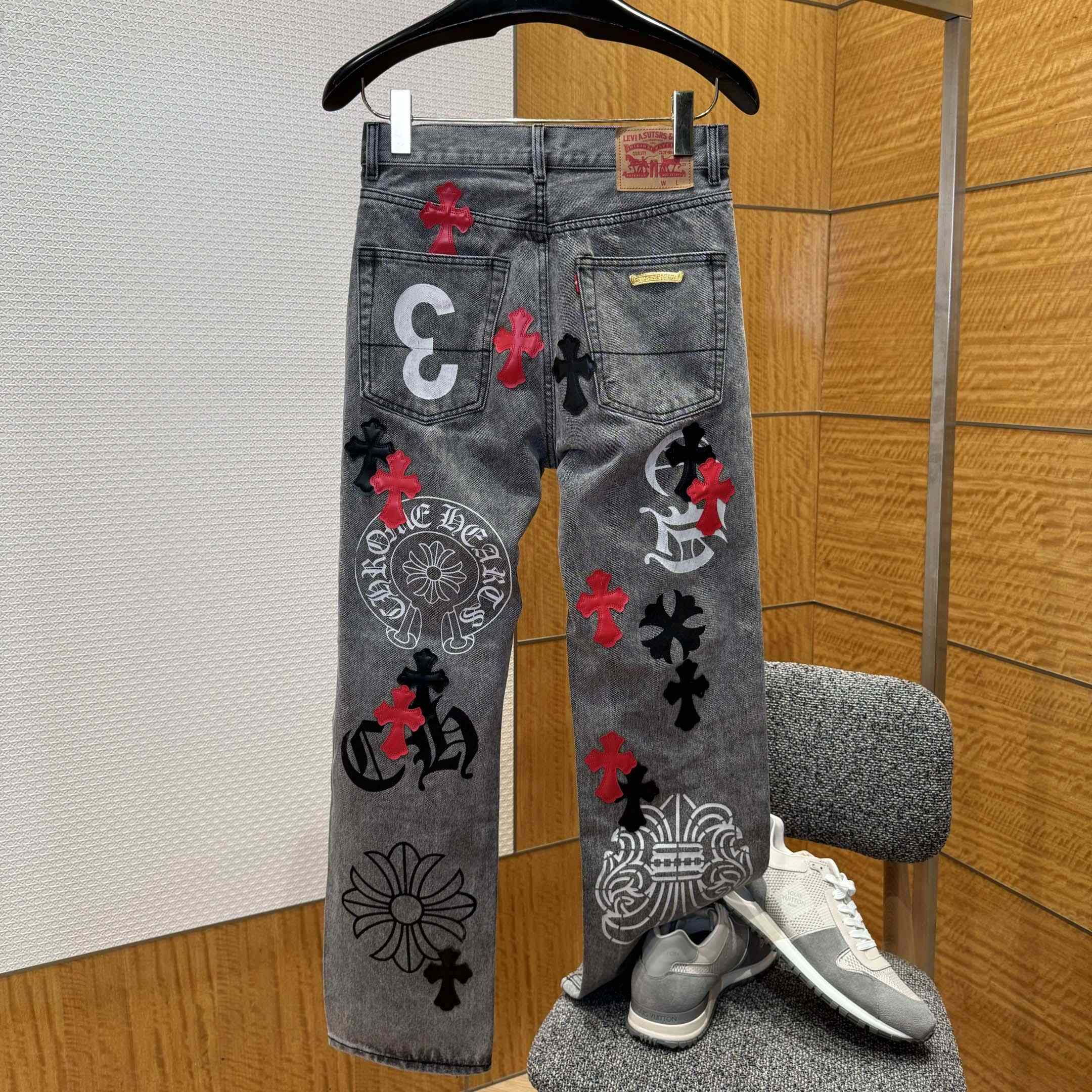 Chrome Hearts Jeans - FashionPlug