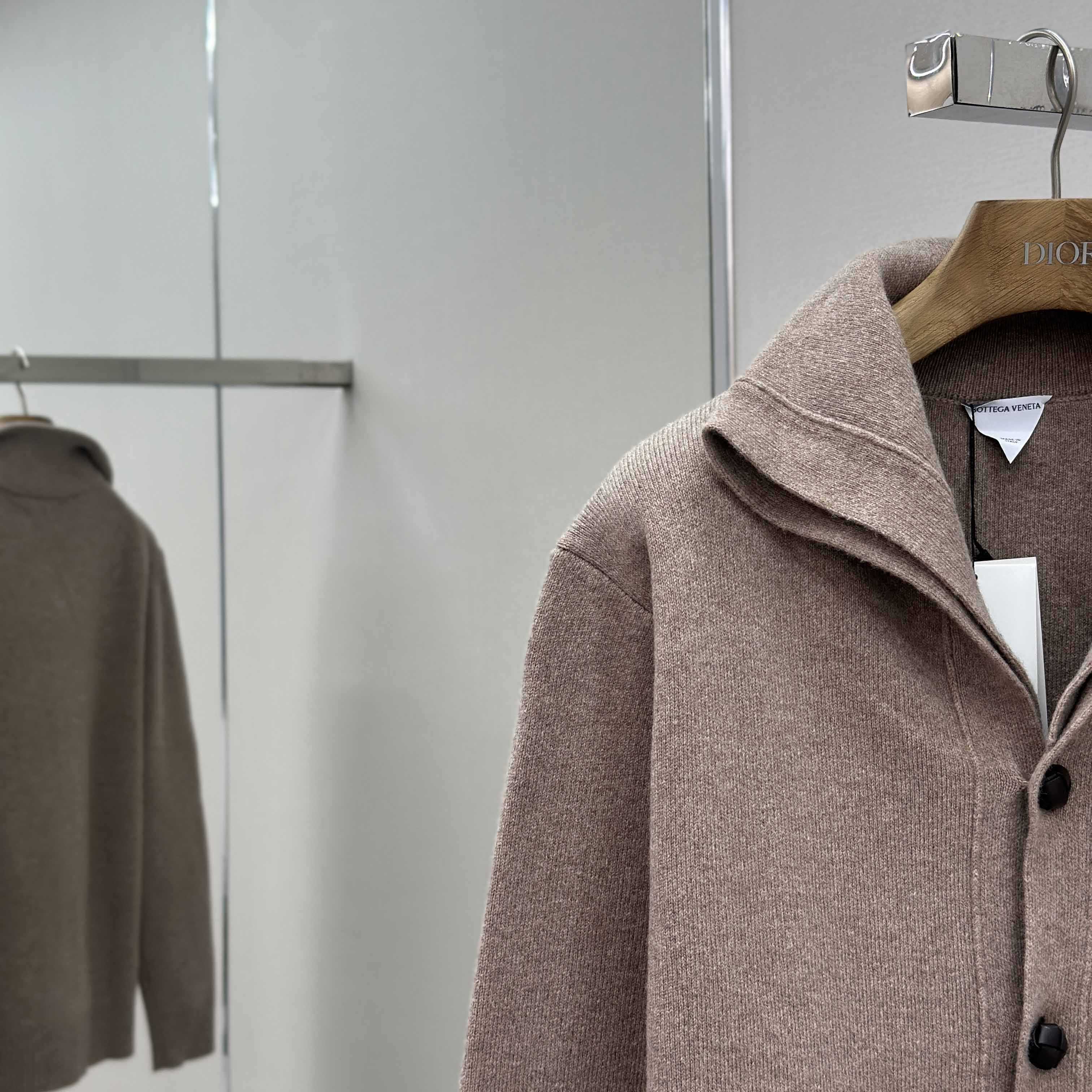 Bottega Veneta Compact Wool Cardigan - FashionPlug