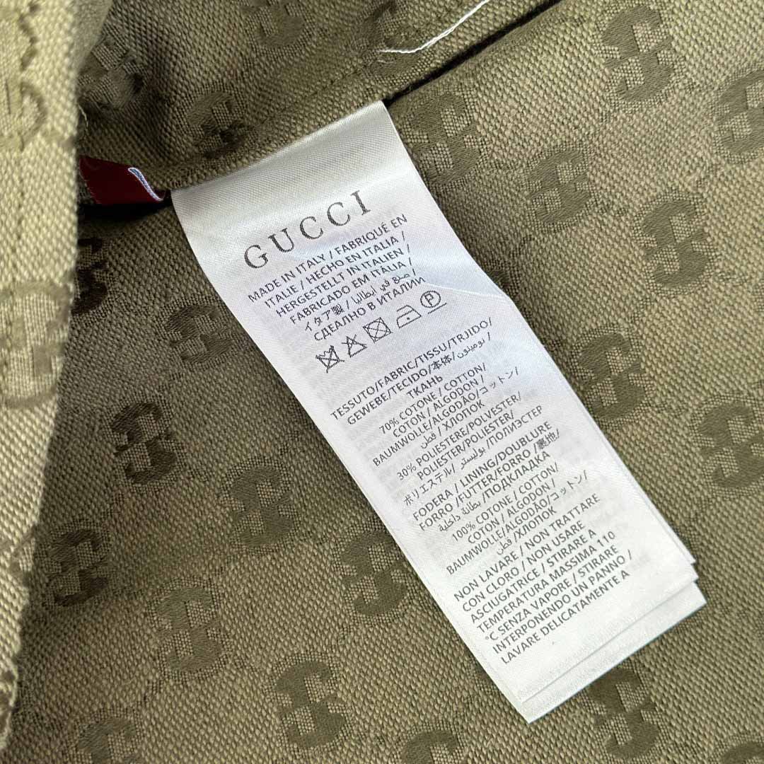 Gucci  Monogrammed Cotton-Blend Jacquard Shirt - FashionPlug