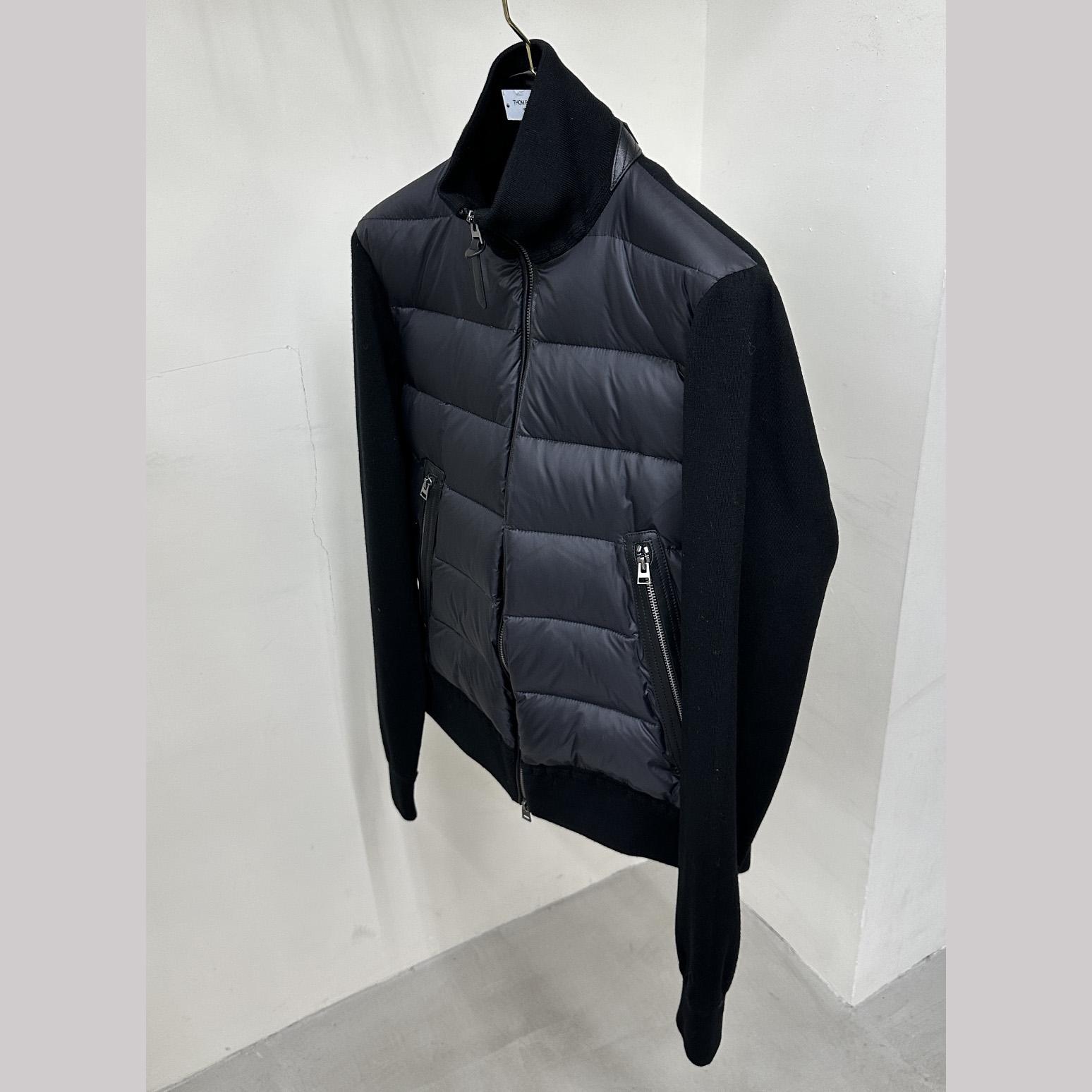 Tom Ford Padded-panel Knitted Jacket - FashionPlug