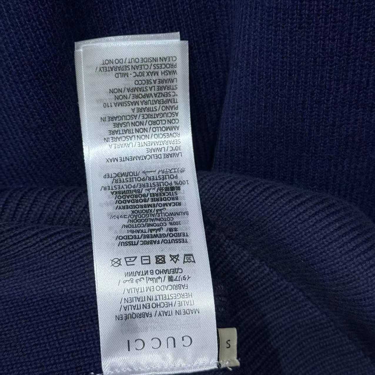 Gucci Cotton Knit Zip Bomber Jacket - FashionPlug