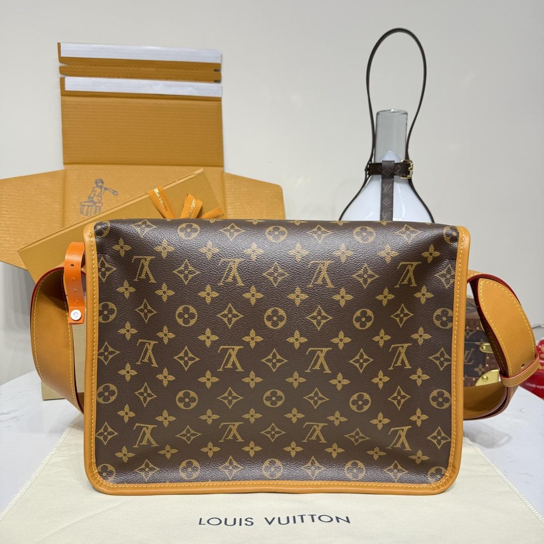 Louis Vuitton Satchel Messenger   M14723 - FashionPlug