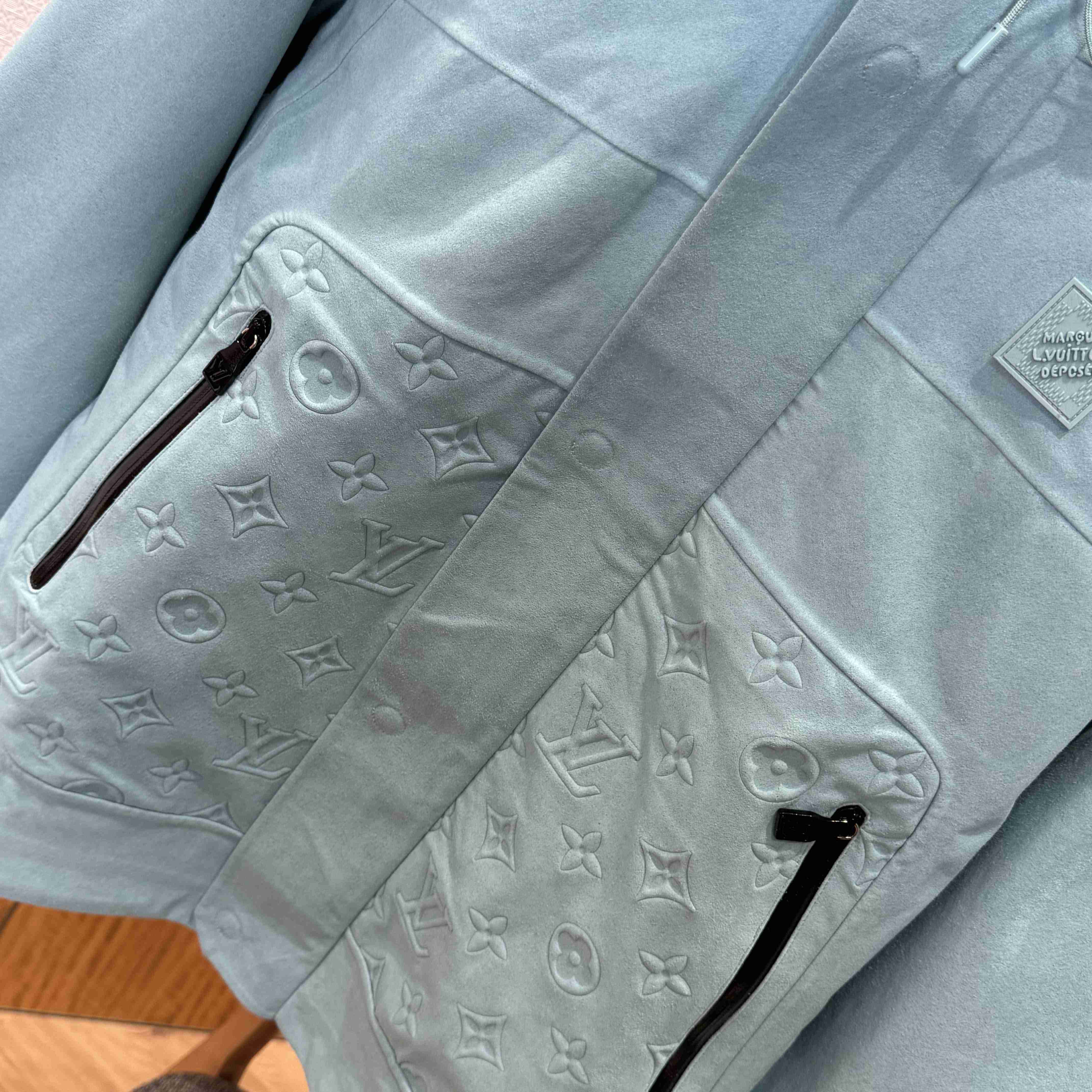 Louis Vuitton Technical Velvet Rain Jacket   1AHUZF - FashionPlug