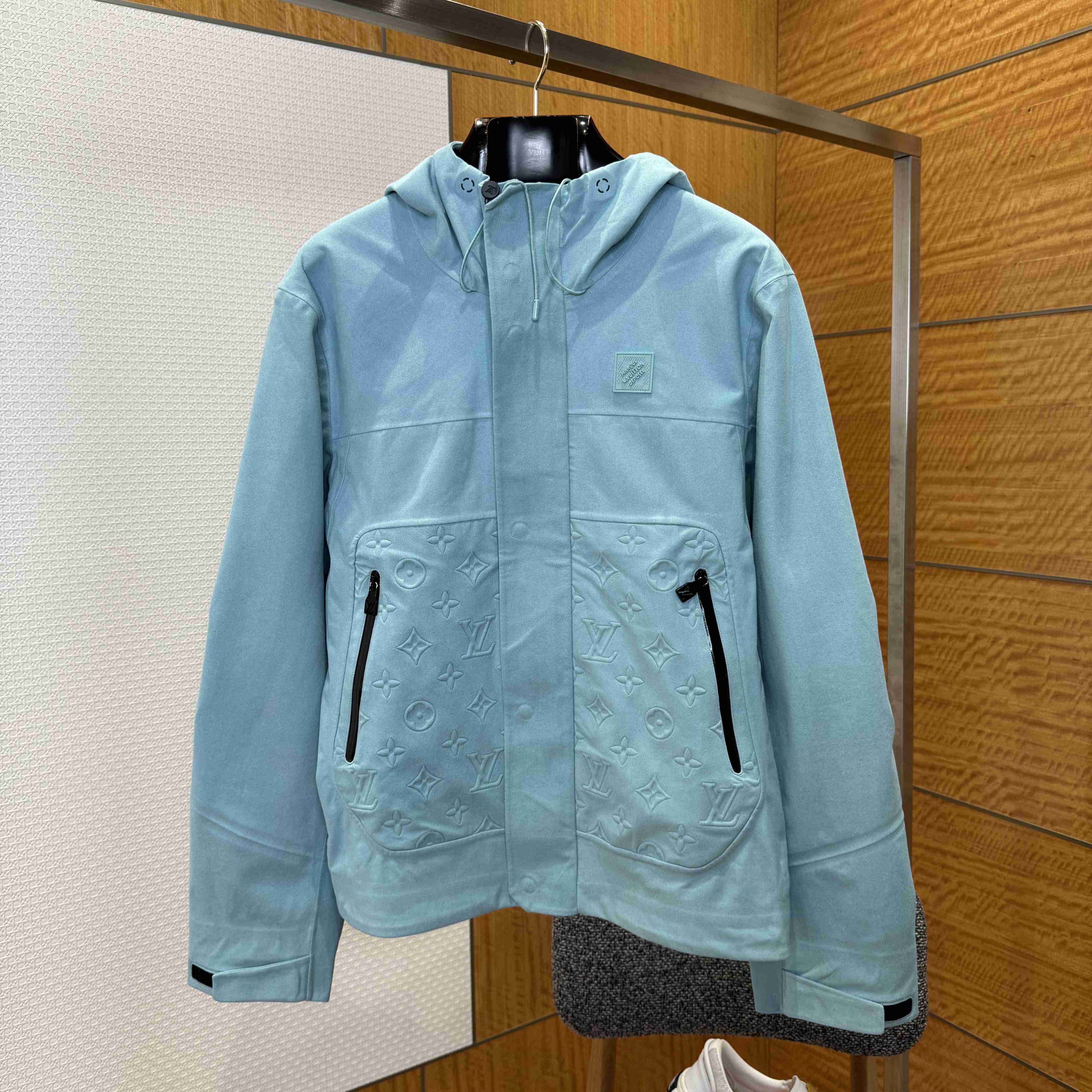 Louis Vuitton Technical Velvet Rain Jacket   1AHUZF - FashionPlug