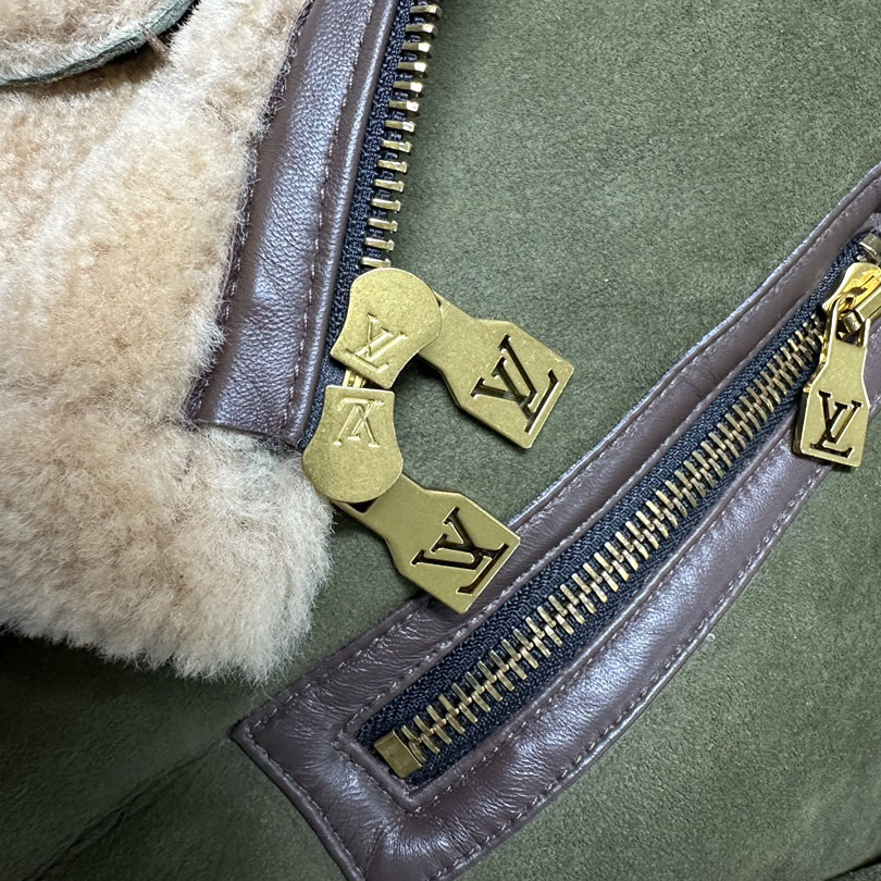 Louis Vuitton Shearling Bombardier - FashionPlug