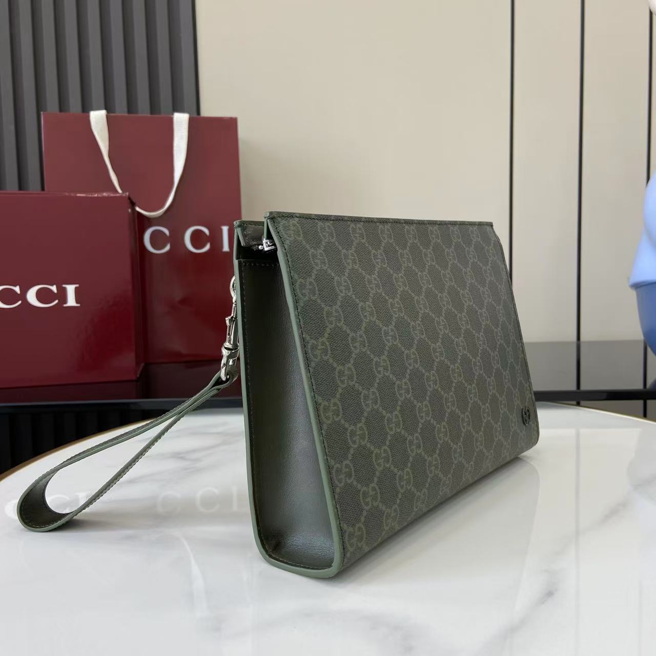 Gucci GG Monogram Small Pouch - FashionPlug