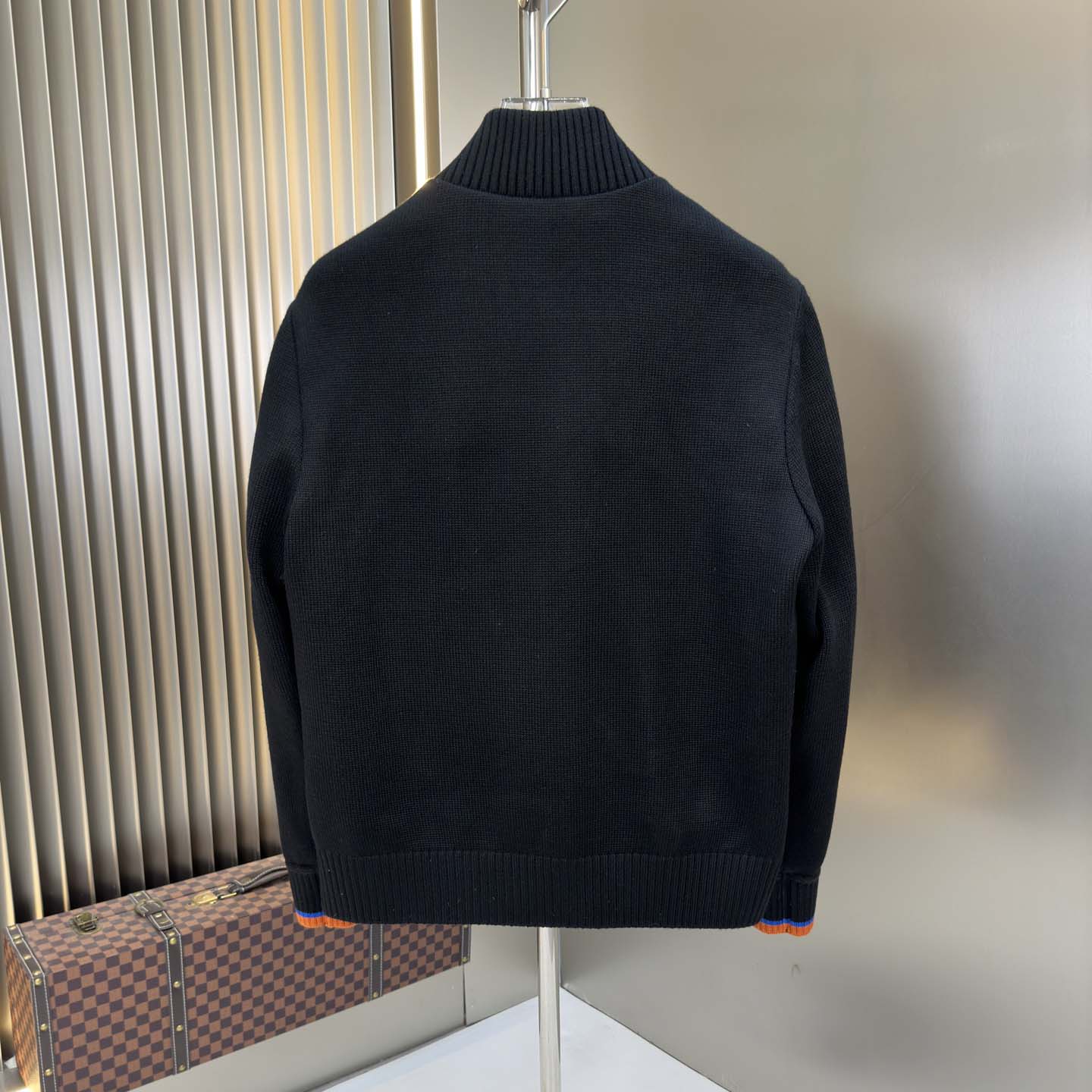 Moncler Padded Wool Zip-Up Cardigan - FashionPlug