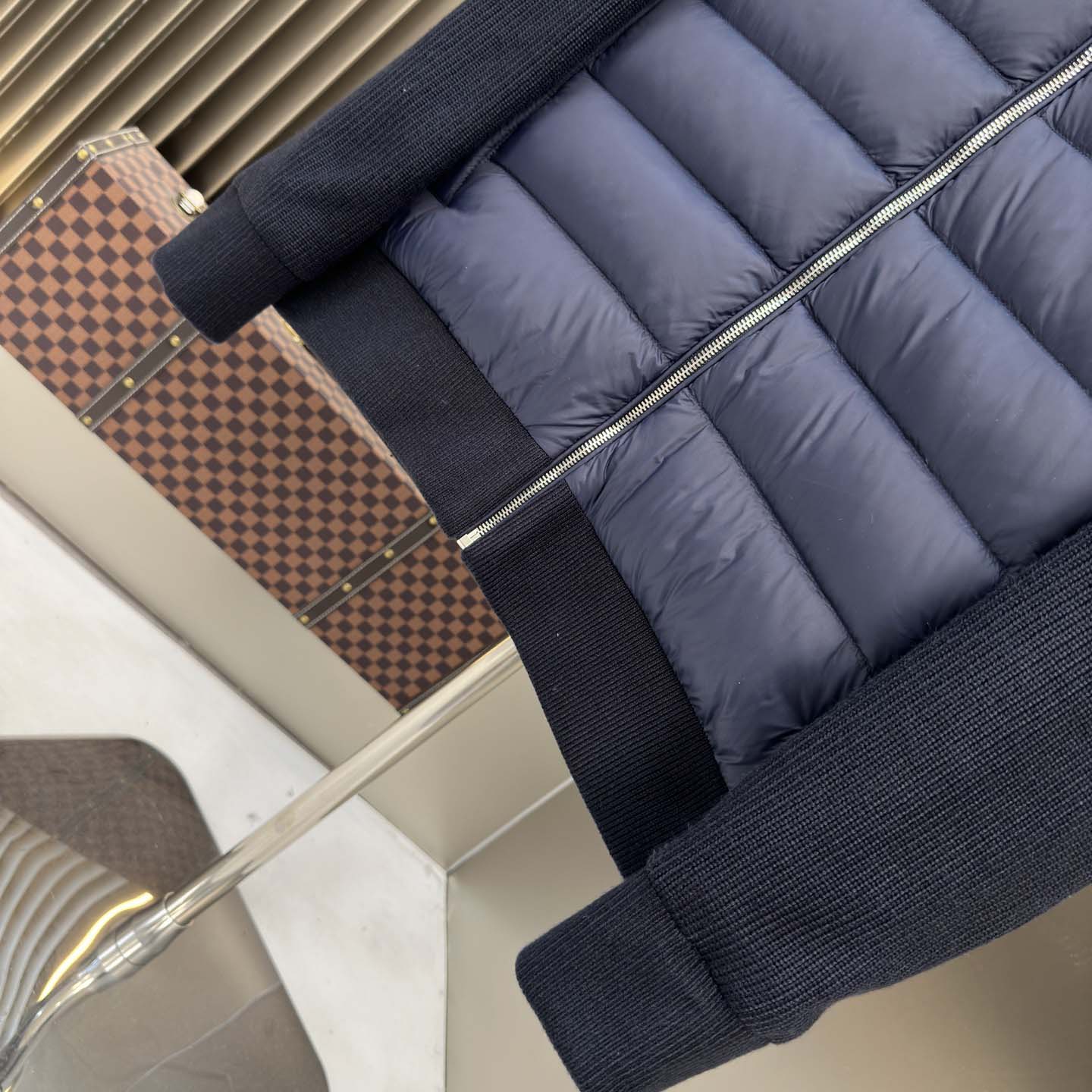 Moncler Color Block Zip Cardigan  - FashionPlug