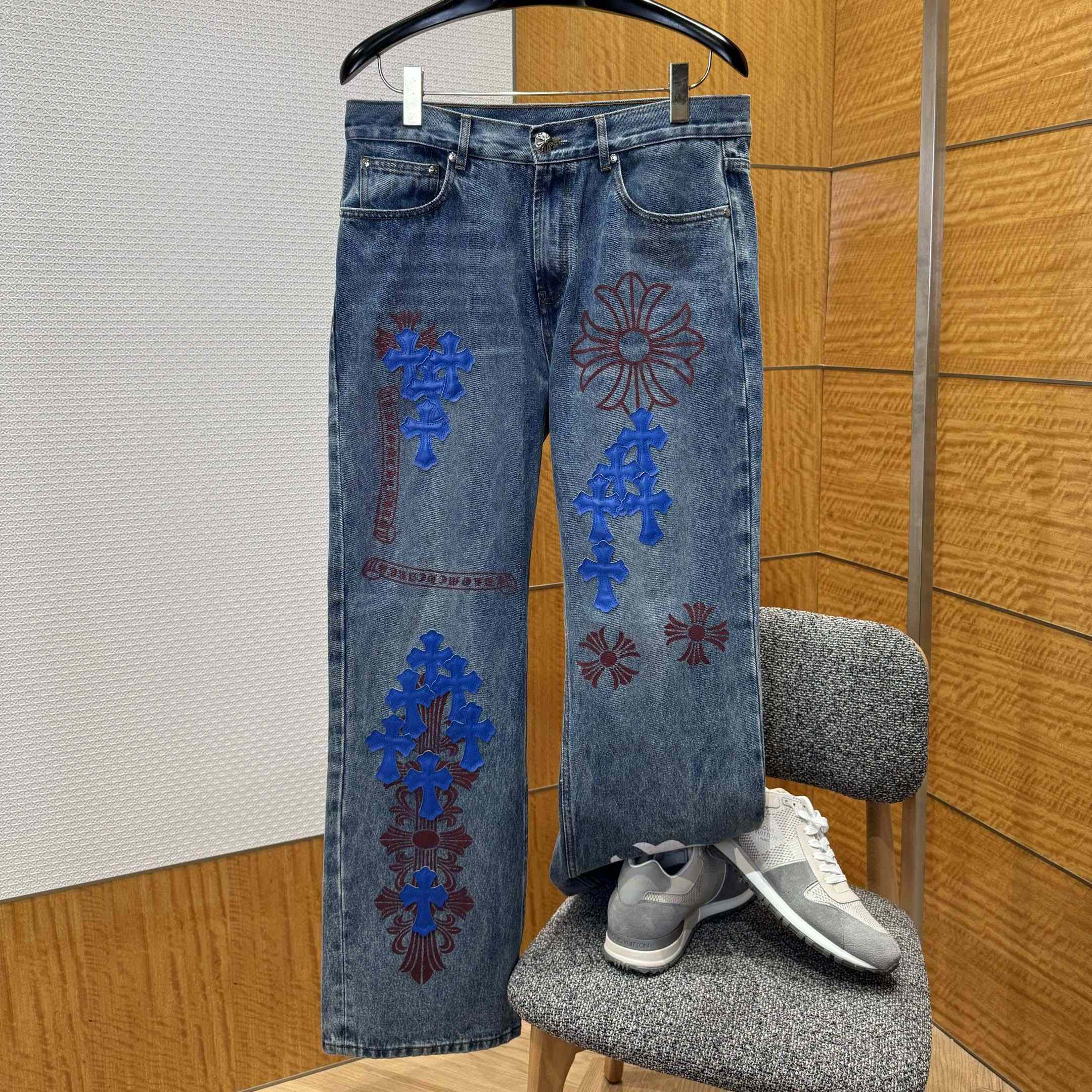 Chrome Hearts Jeans - FashionPlug