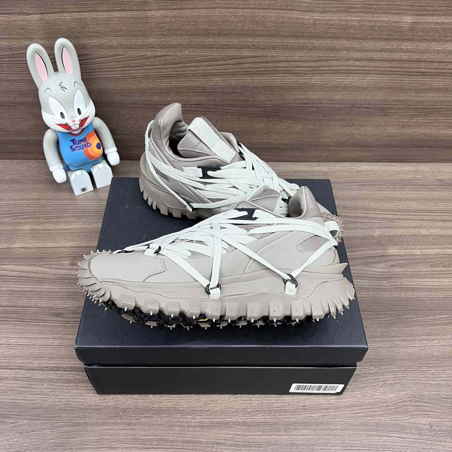 Moncler x Rick Owens Trailgrip Megalace Sneakers - FashionPlug