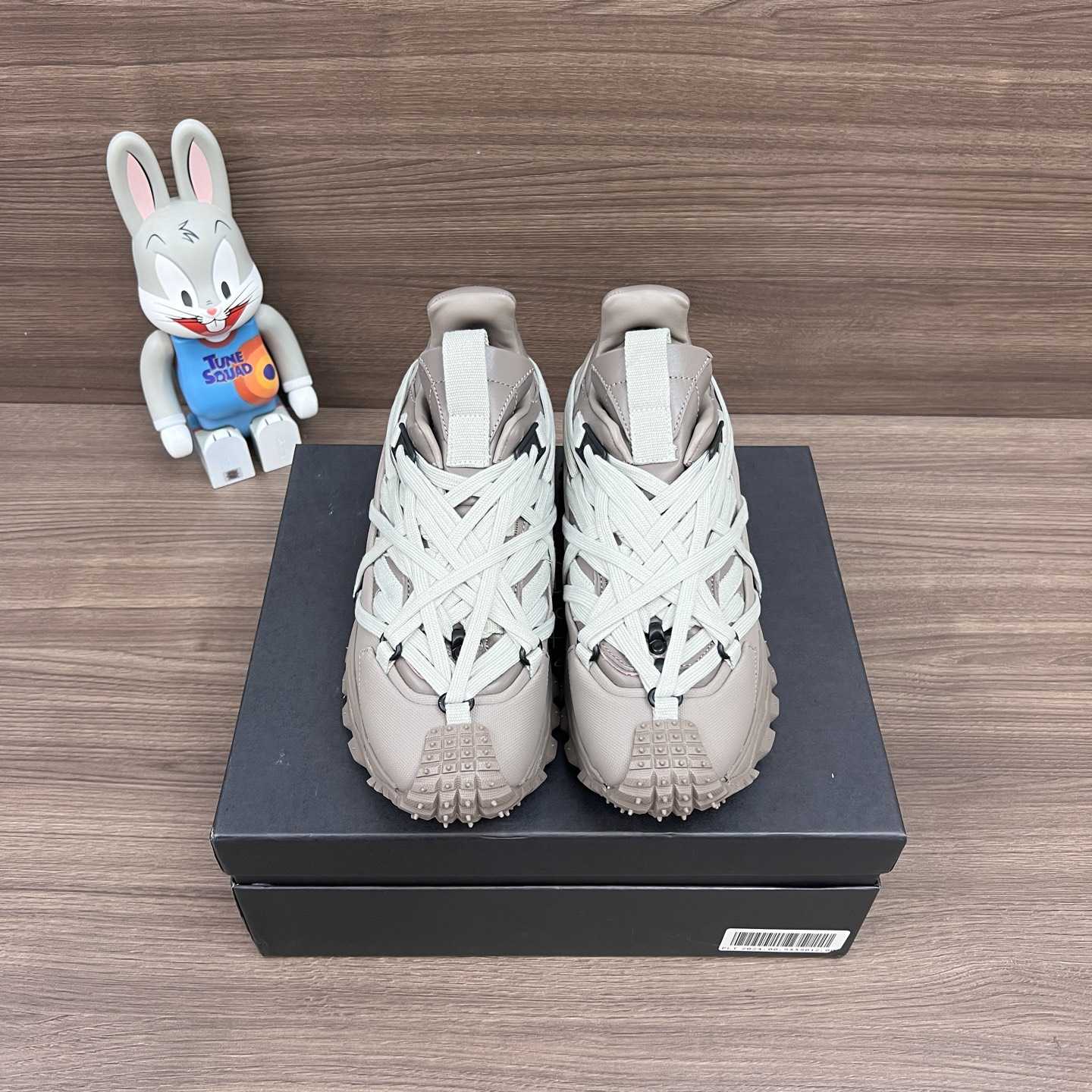 Moncler x Rick Owens Trailgrip Megalace Sneakers - FashionPlug