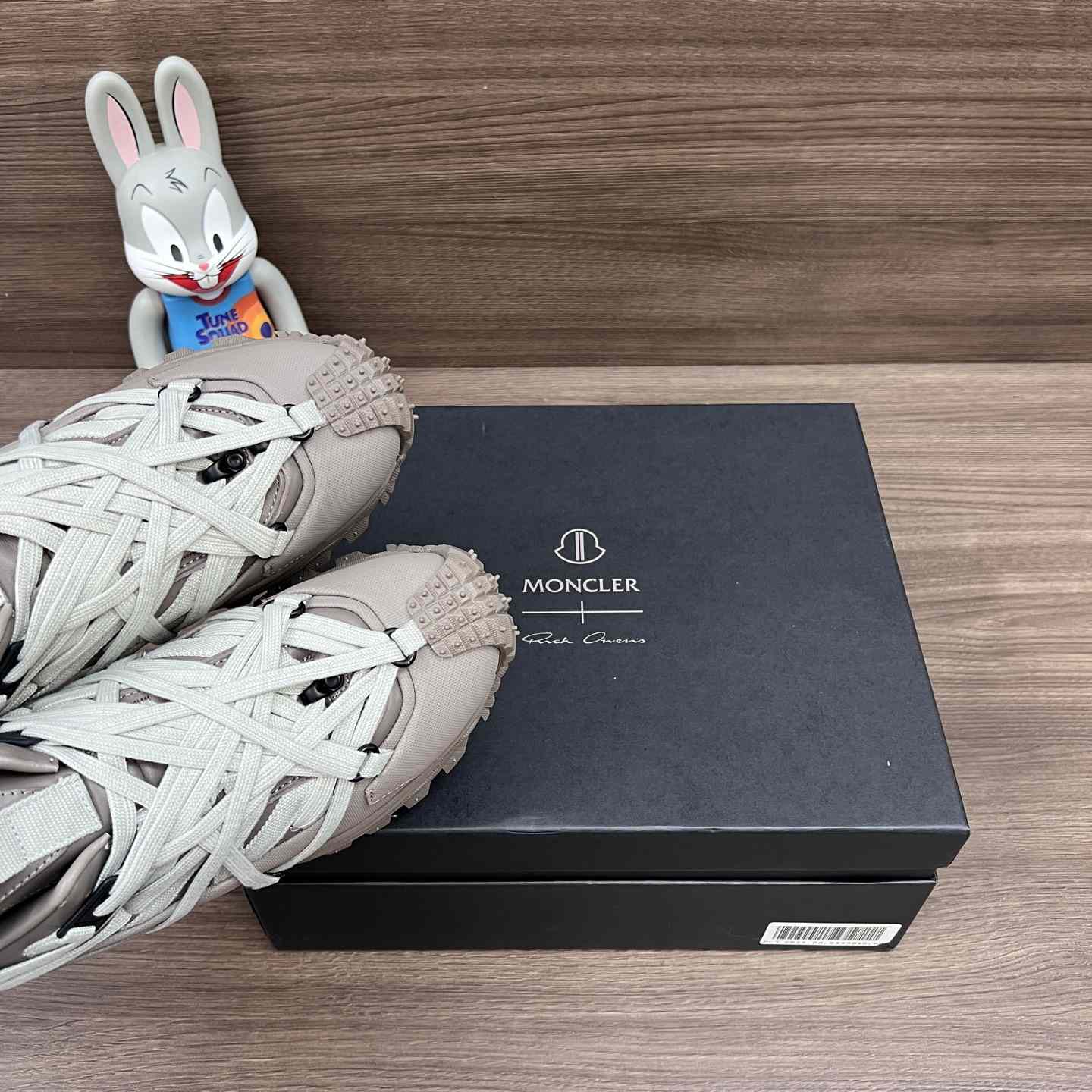 Moncler x Rick Owens Trailgrip Megalace Sneakers - FashionPlug