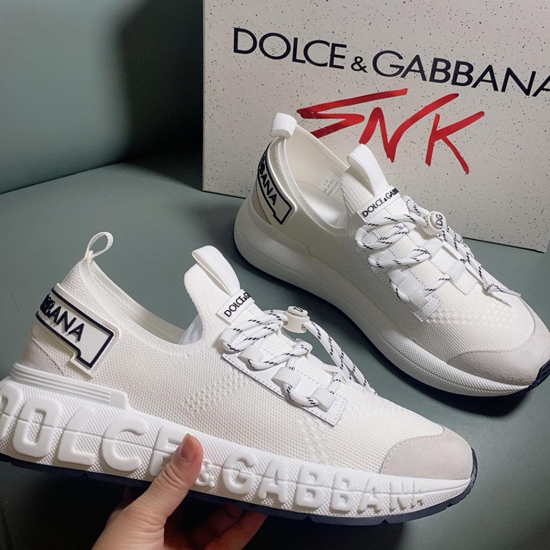Dolce & Gabbana Lace-up Sneakers - FashionPlug