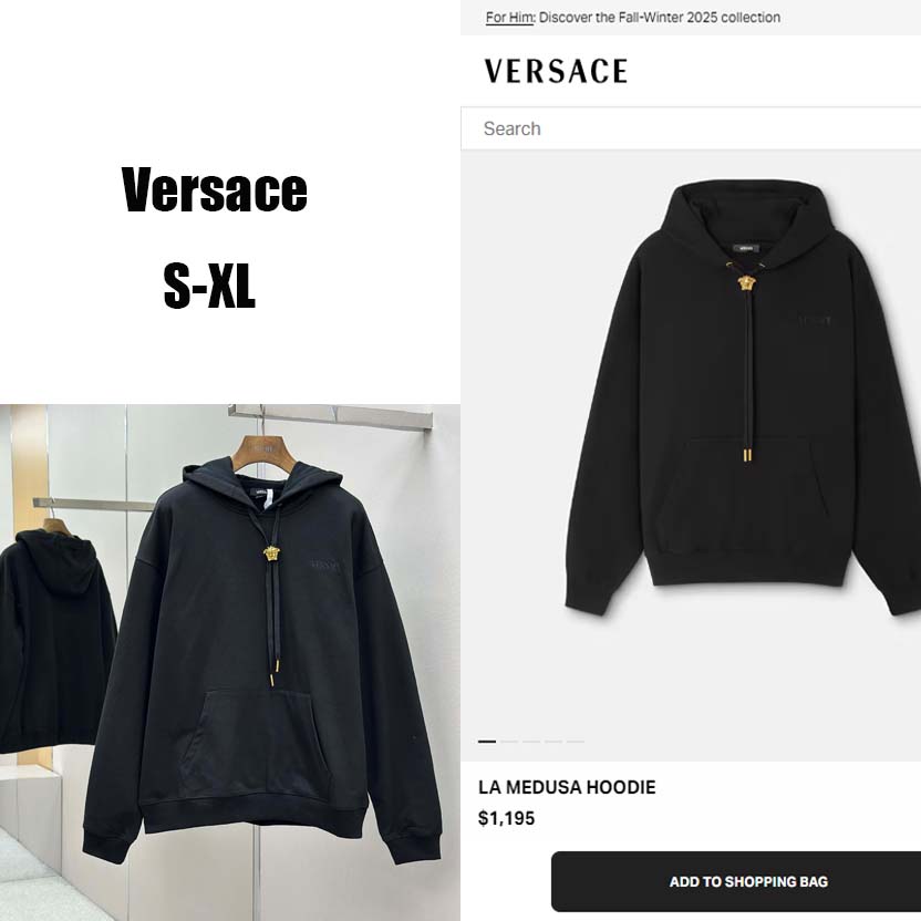 Versace La Medusa Hoodie - FashionPlug