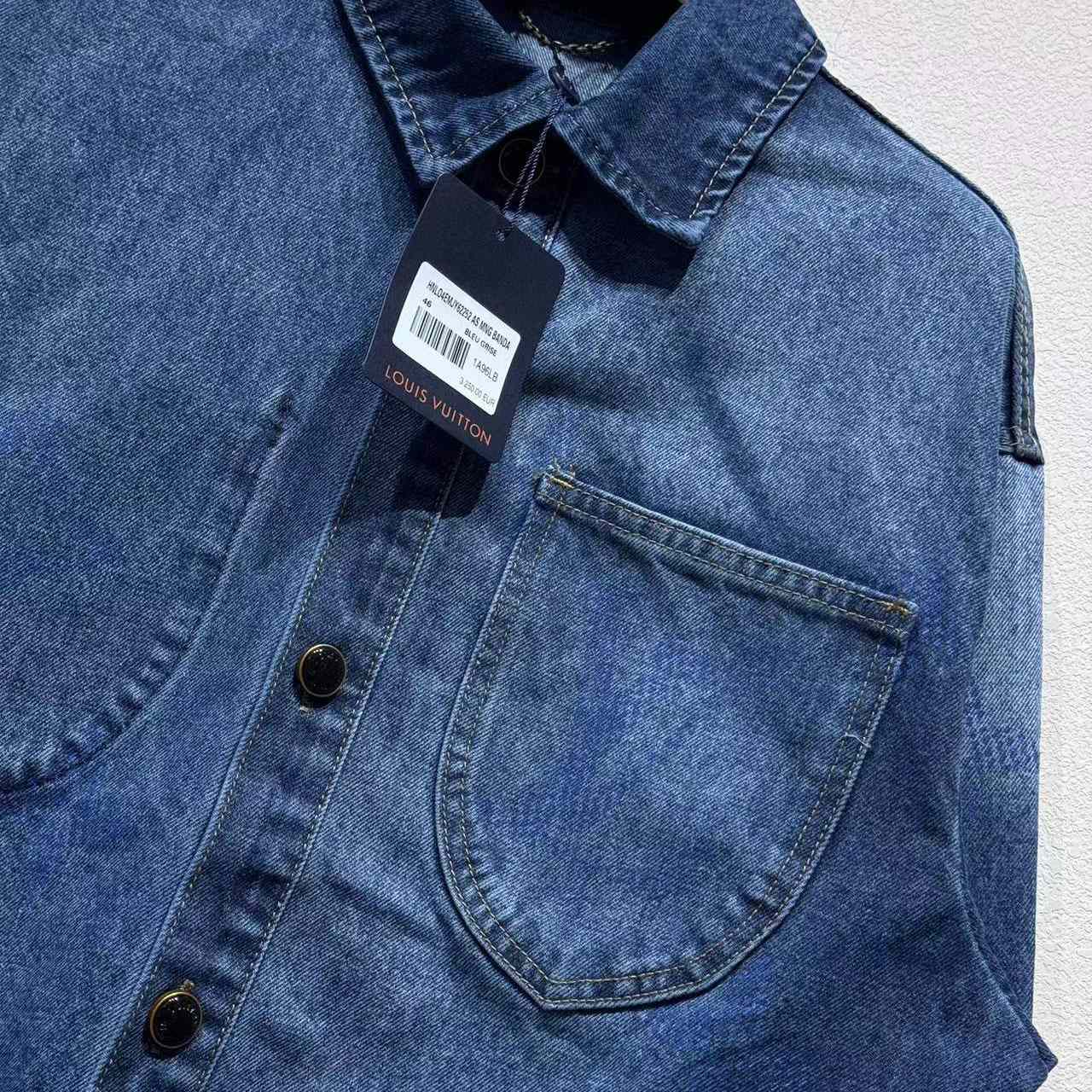 Louis Vuitton Monogram Denim Workwear Overshirt   1AIK79 - FashionPlug