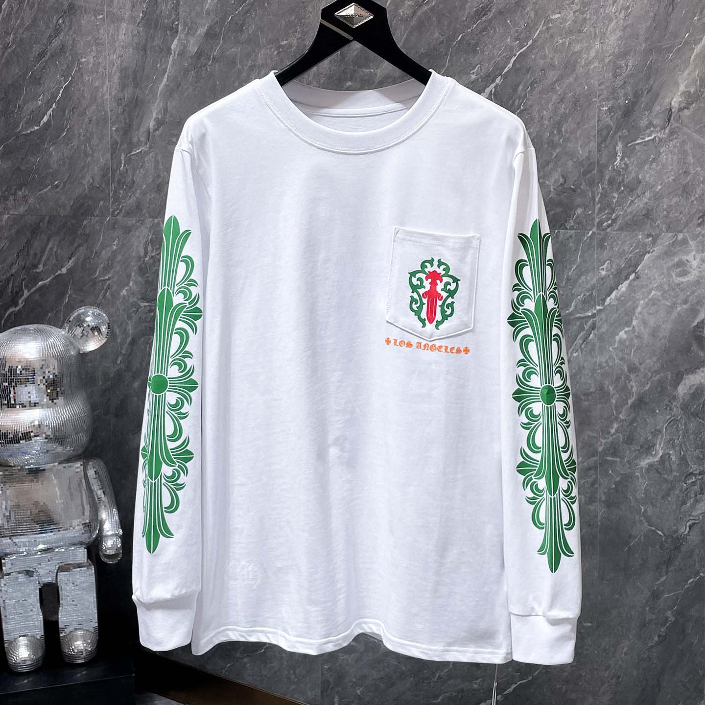 Chrome Hearts Long-sleeved Tee - FashionPlug