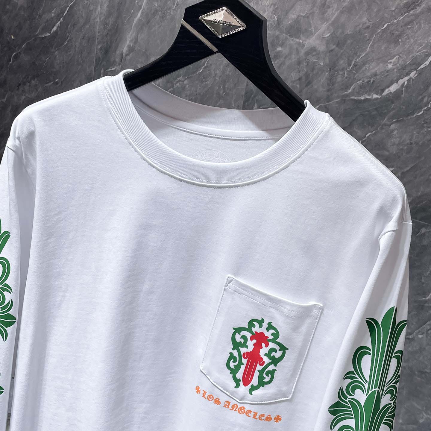 Chrome Hearts Long-sleeved Tee - FashionPlug