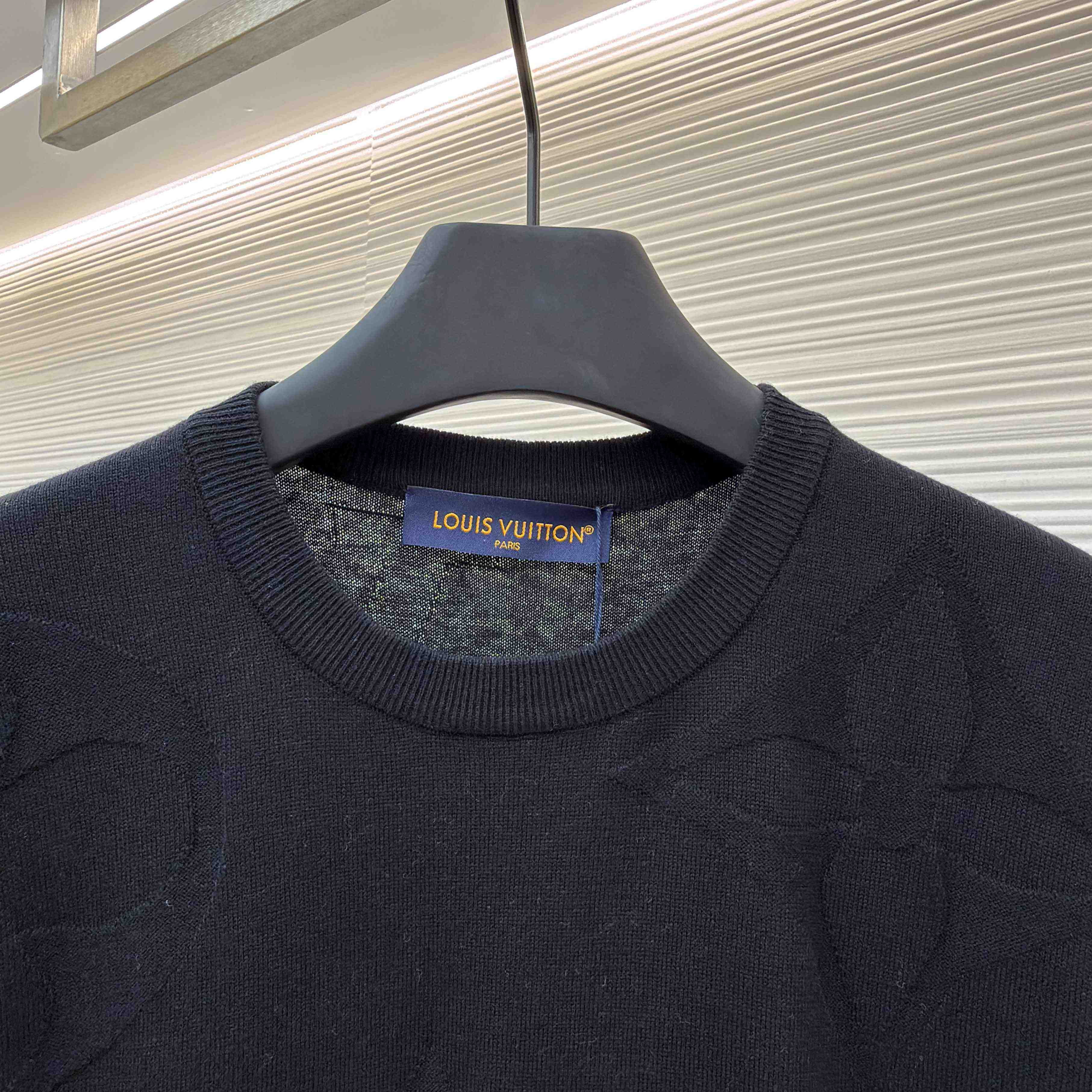 Louis Vuitton Monogram Short-Sleeved Cotton Crewneck    - FashionPlug