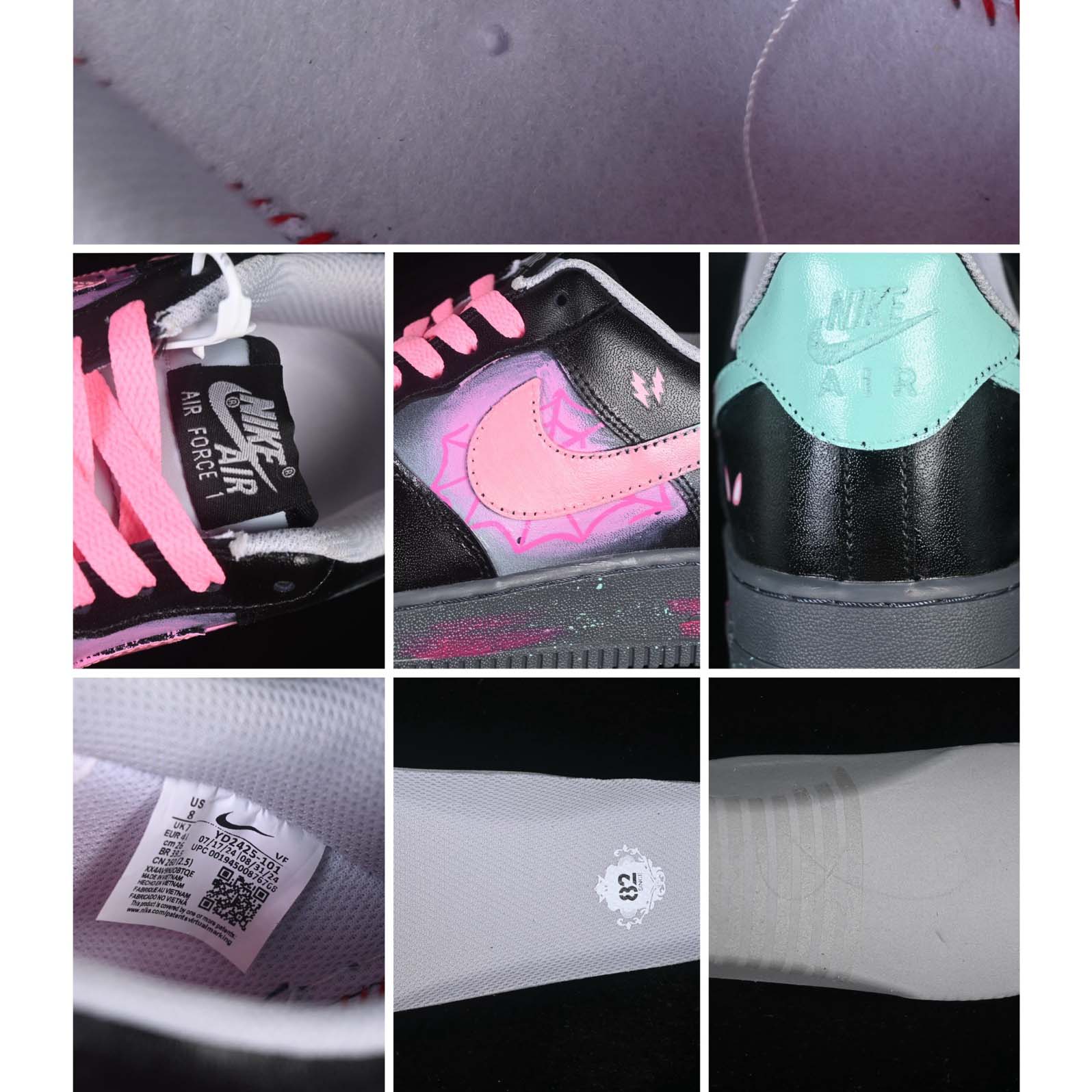 Nike Air Force 1 ’07 Low “Pink Electric Spider Shadow” YD2425-011 - FashionPlug