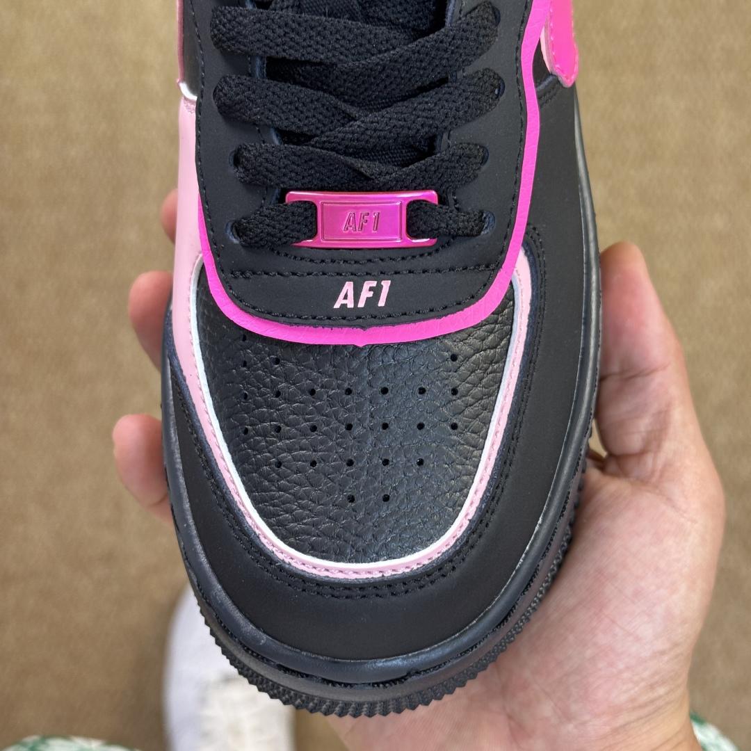 Nike Air Force 1 Shadow “Black Pink Swoosh” CI0919-006 - FashionPlug