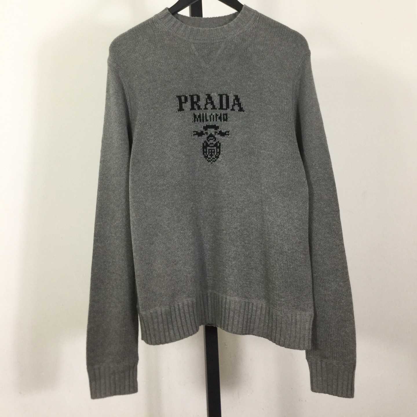 Prada Wool and cashmere crew-neck sweater - FashionPlug