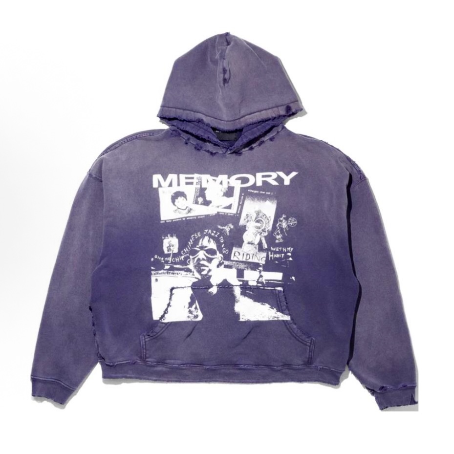 Enfants Riches Déprimés Memory Hoodie 'Nightshade'  - FashionPlug