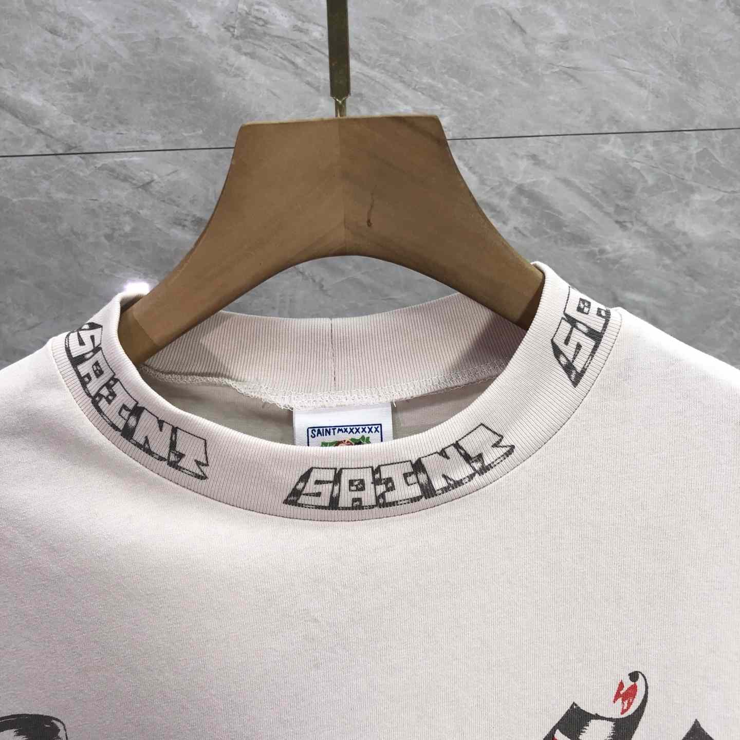 Saint Michael x Alexis Ross ALX LS Tee Drawing  - FashionPlug