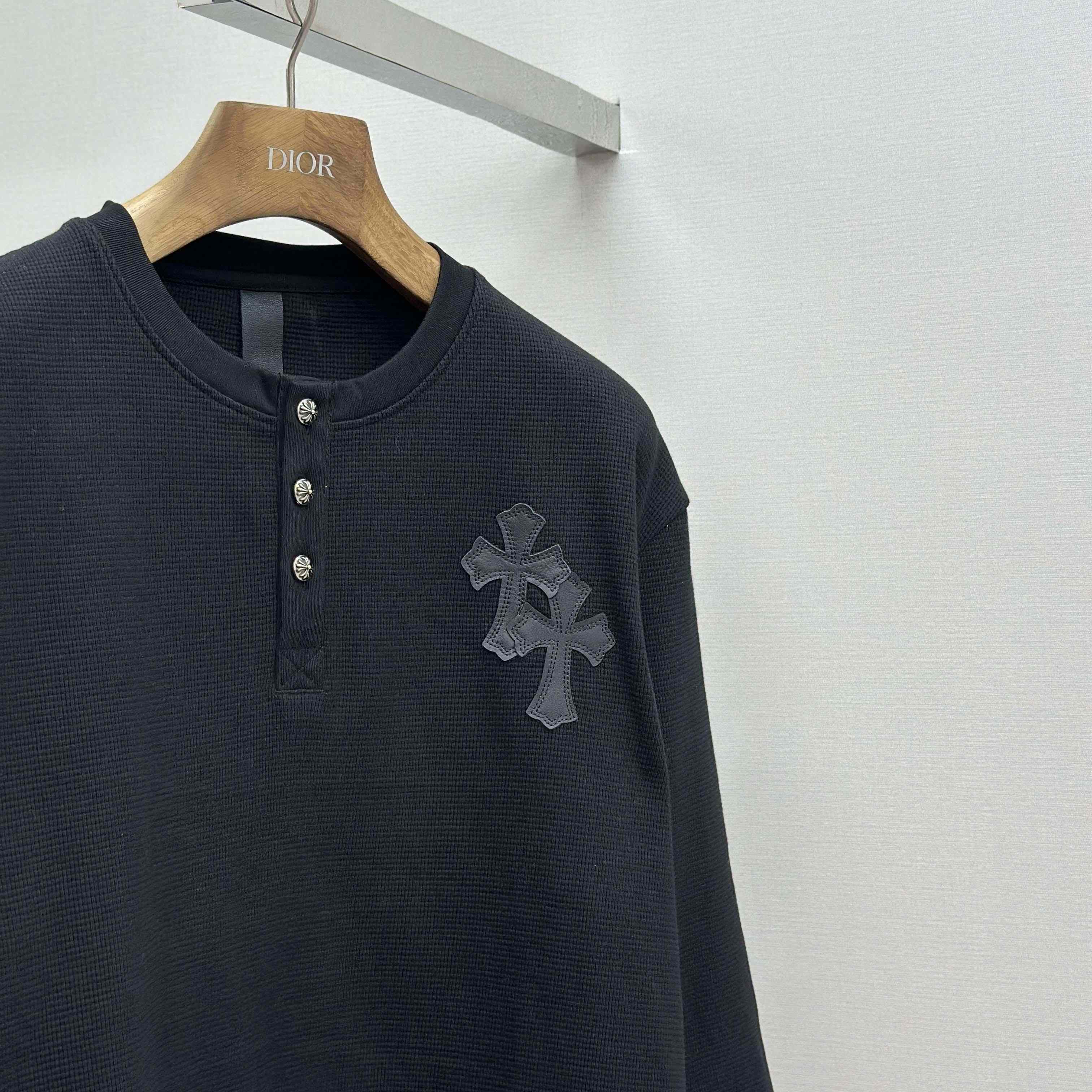 Chrome Hearts Long Sleeve Button - FashionPlug