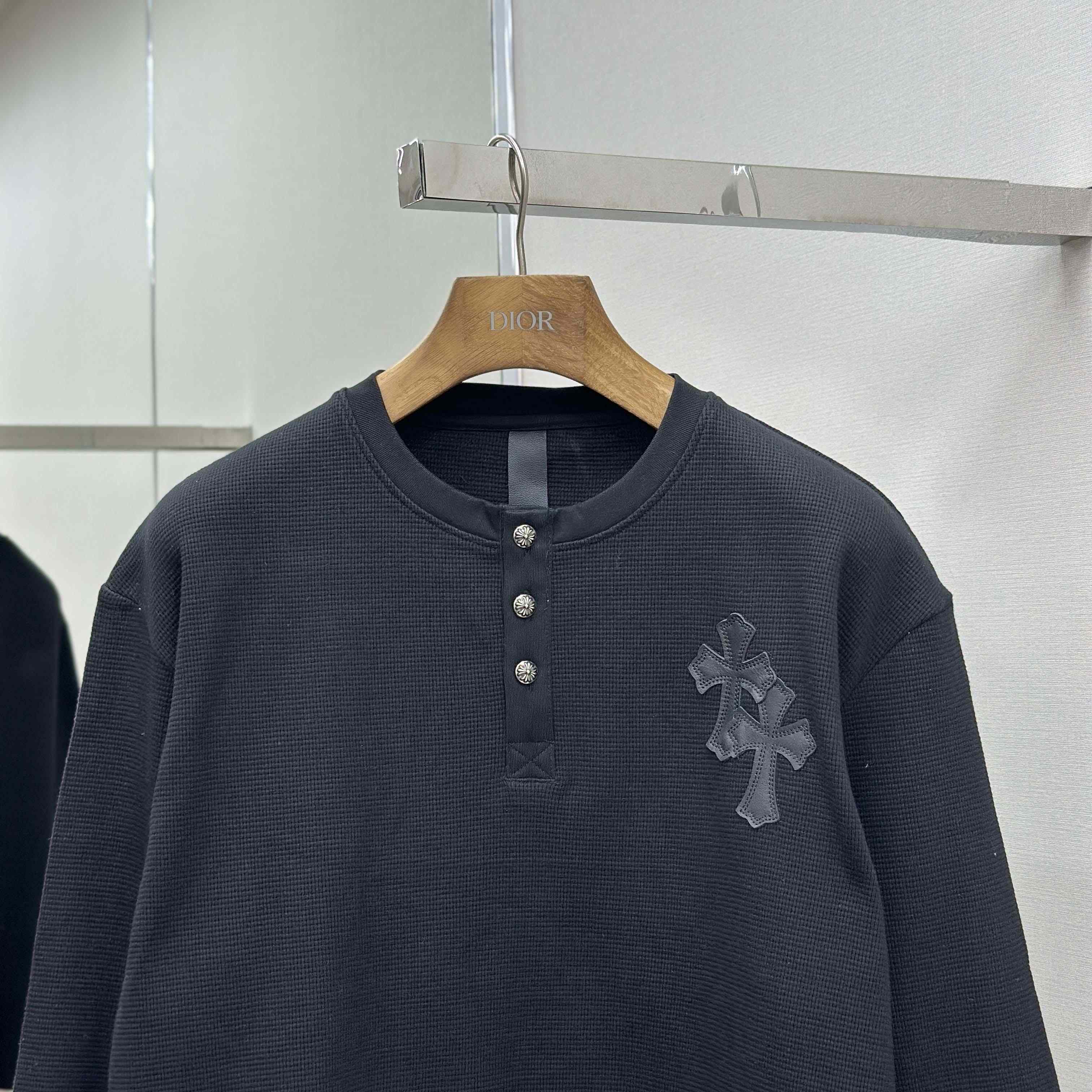 Chrome Hearts Long Sleeve Button - FashionPlug
