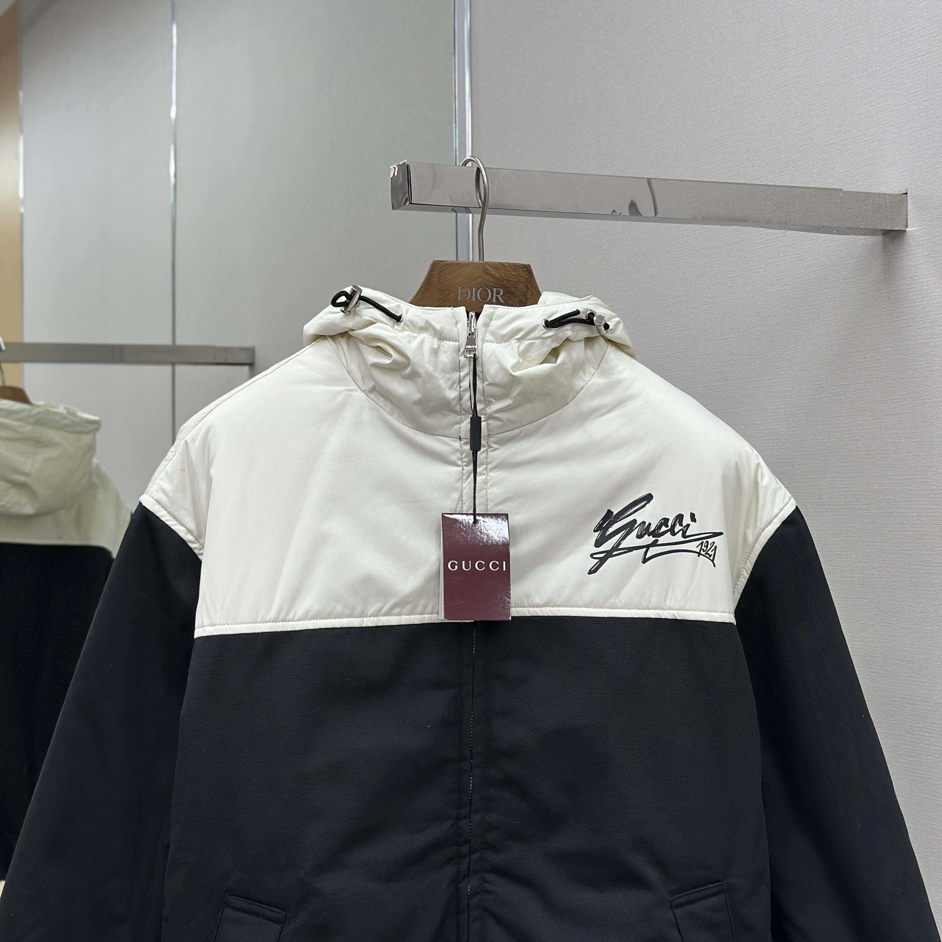 Gucci Canvas Hooded Jacket - FashionPlug