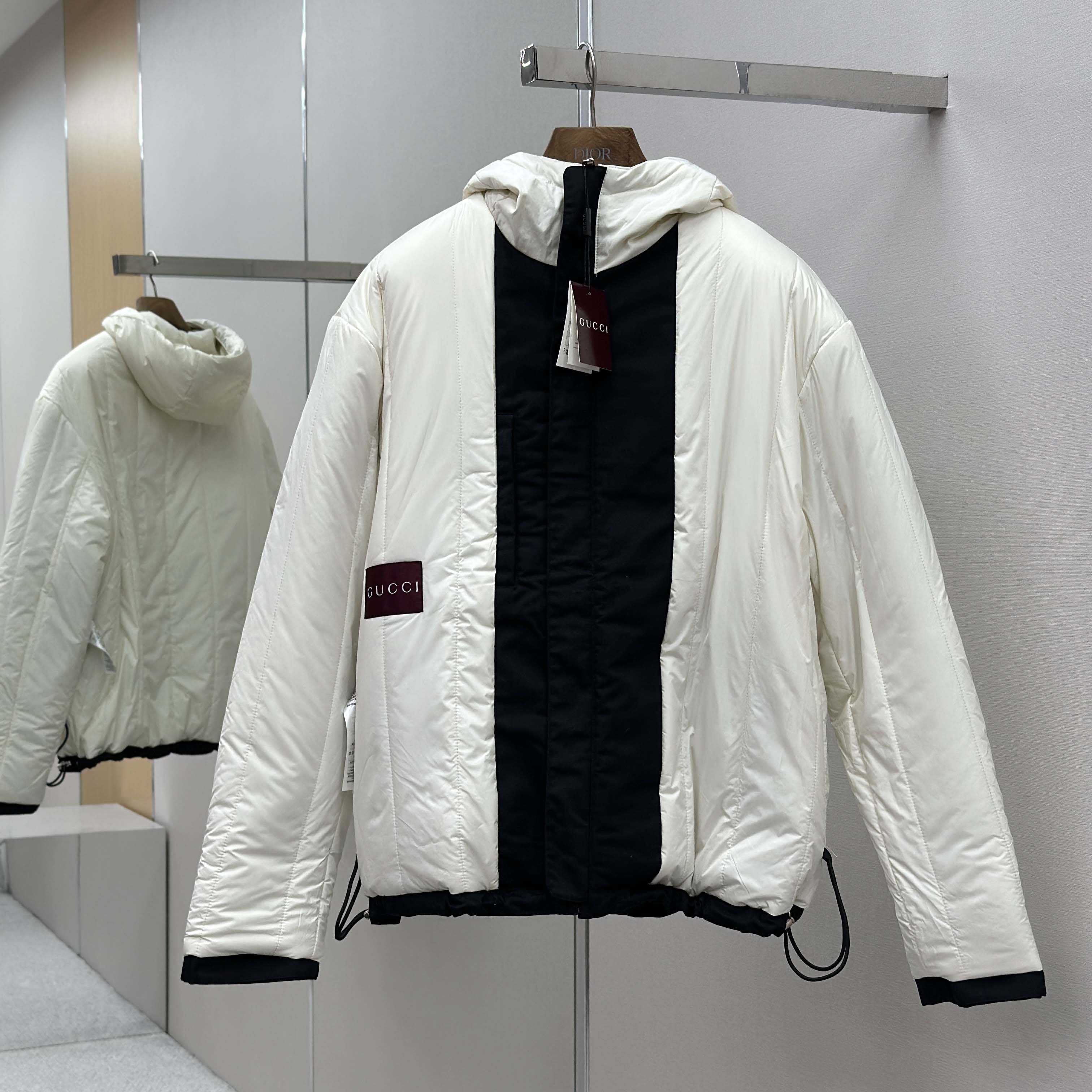 Gucci Canvas Hooded Jacket - FashionPlug