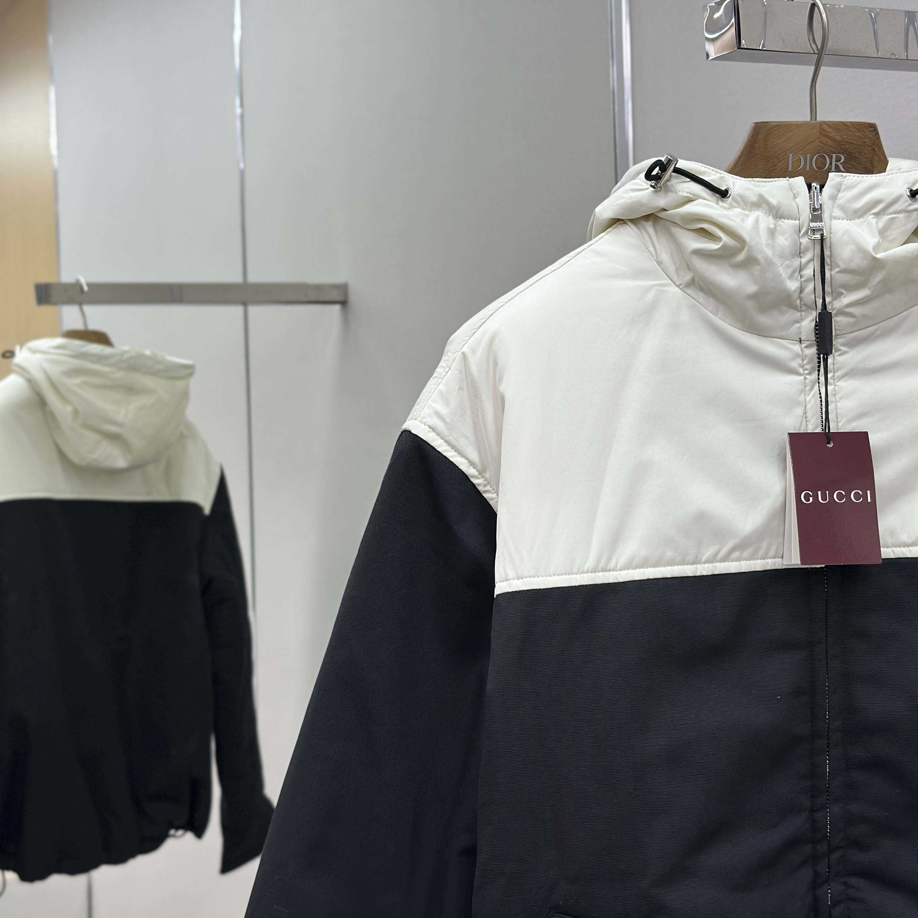 Gucci Canvas Hooded Jacket - FashionPlug