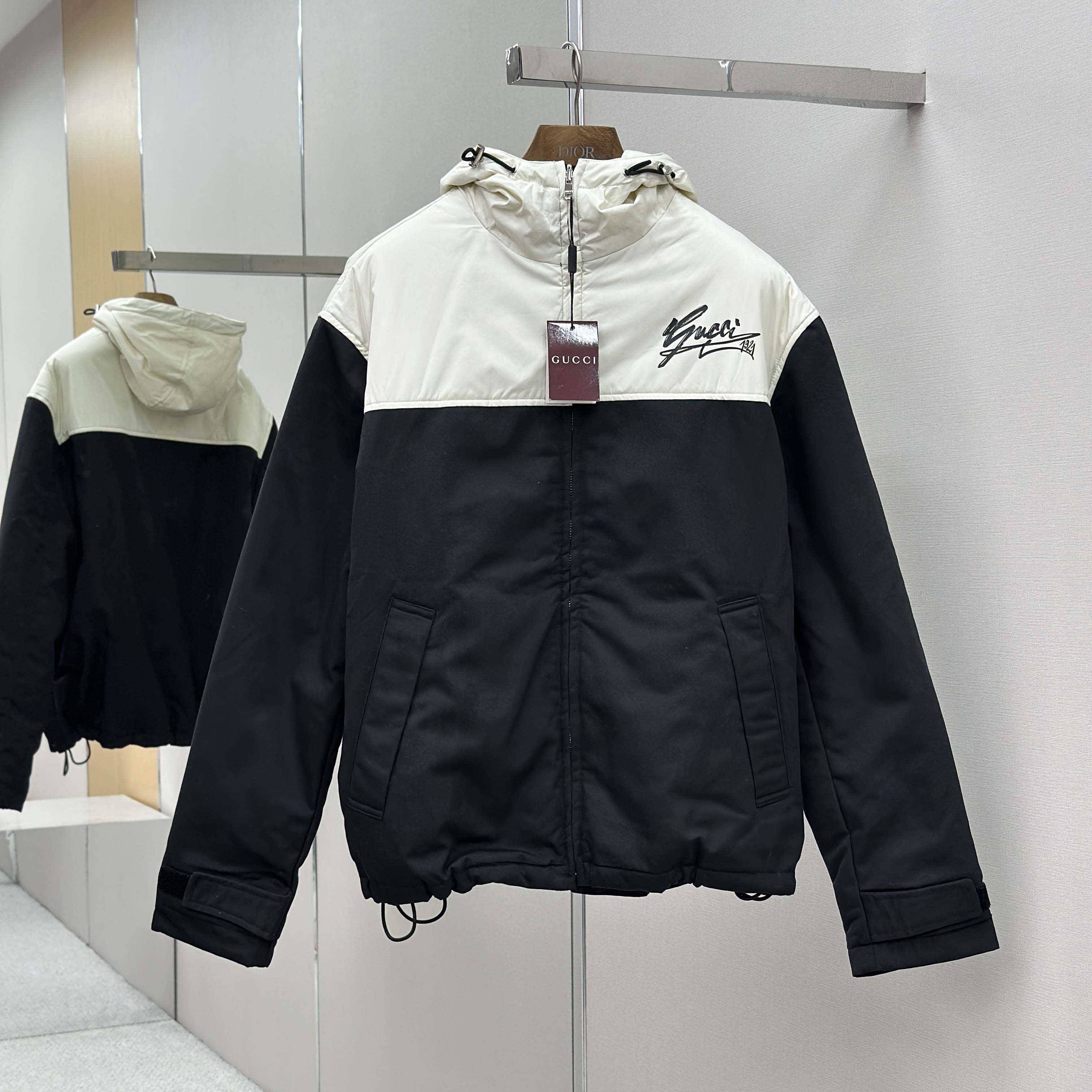 Gucci Canvas Hooded Jacket - FashionPlug