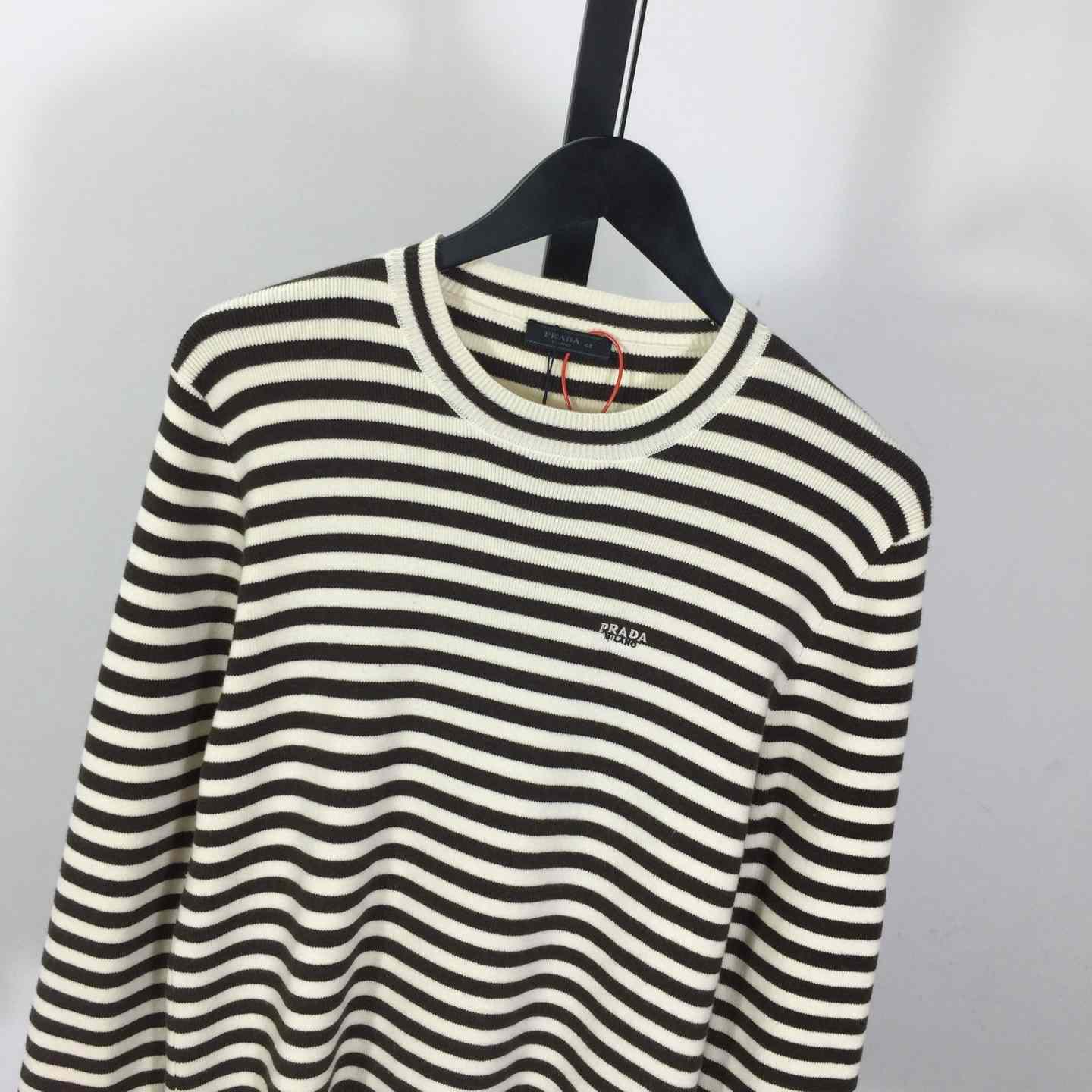 Prada Dark Brown Superfine Wool Turtleneck Sweater  - FashionPlug