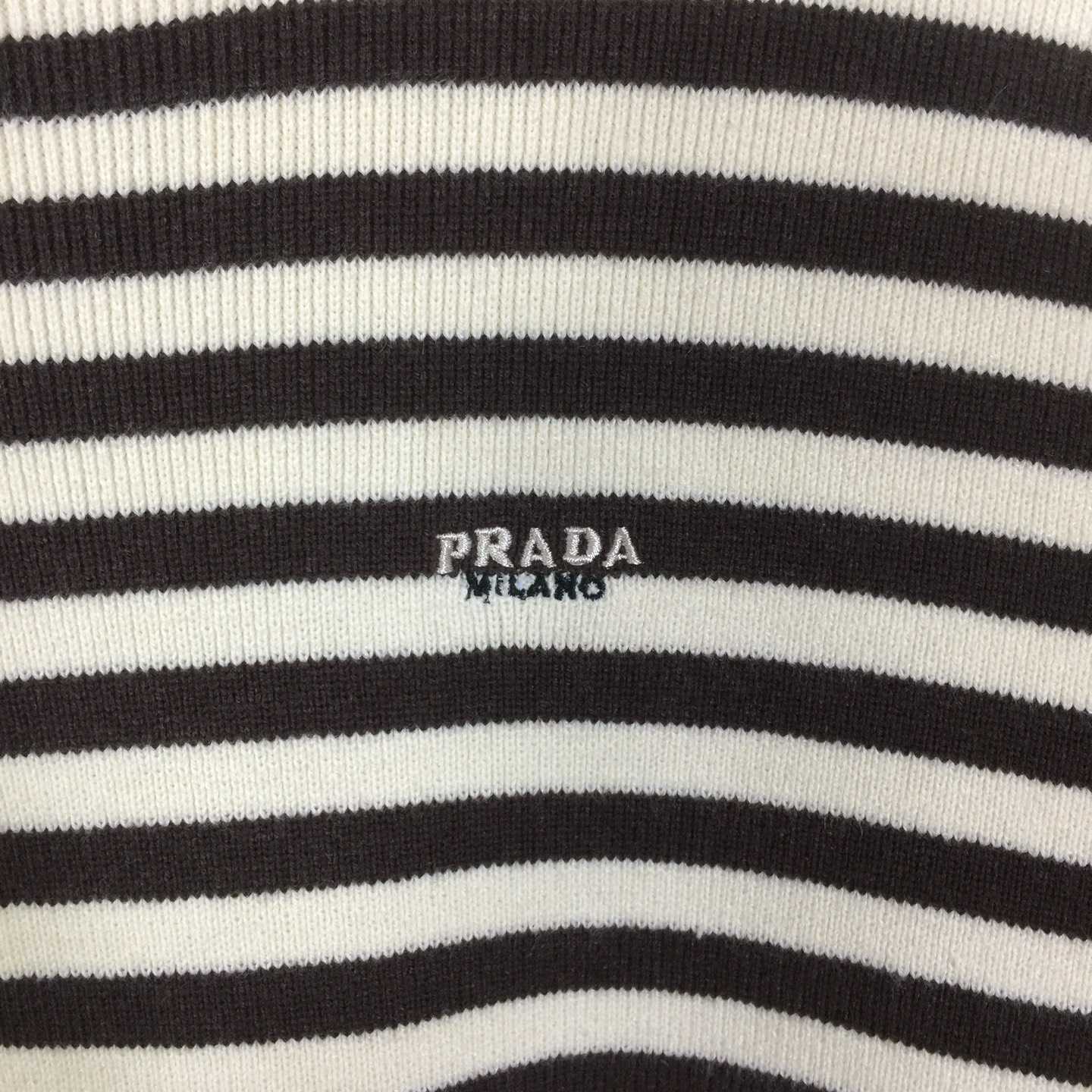 Prada Dark Brown Superfine Wool Turtleneck Sweater  - FashionPlug