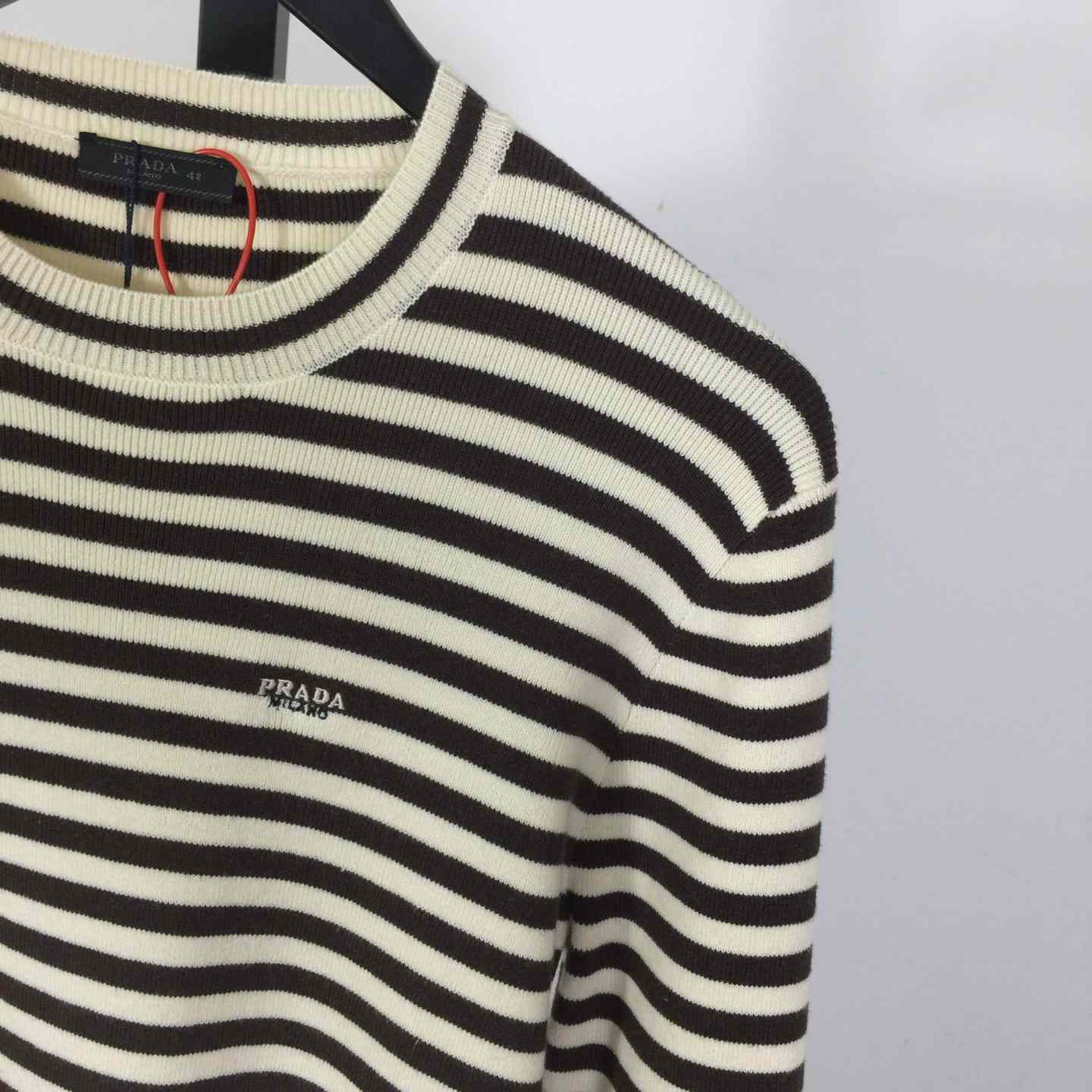 Prada Dark Brown Superfine Wool Turtleneck Sweater  - FashionPlug