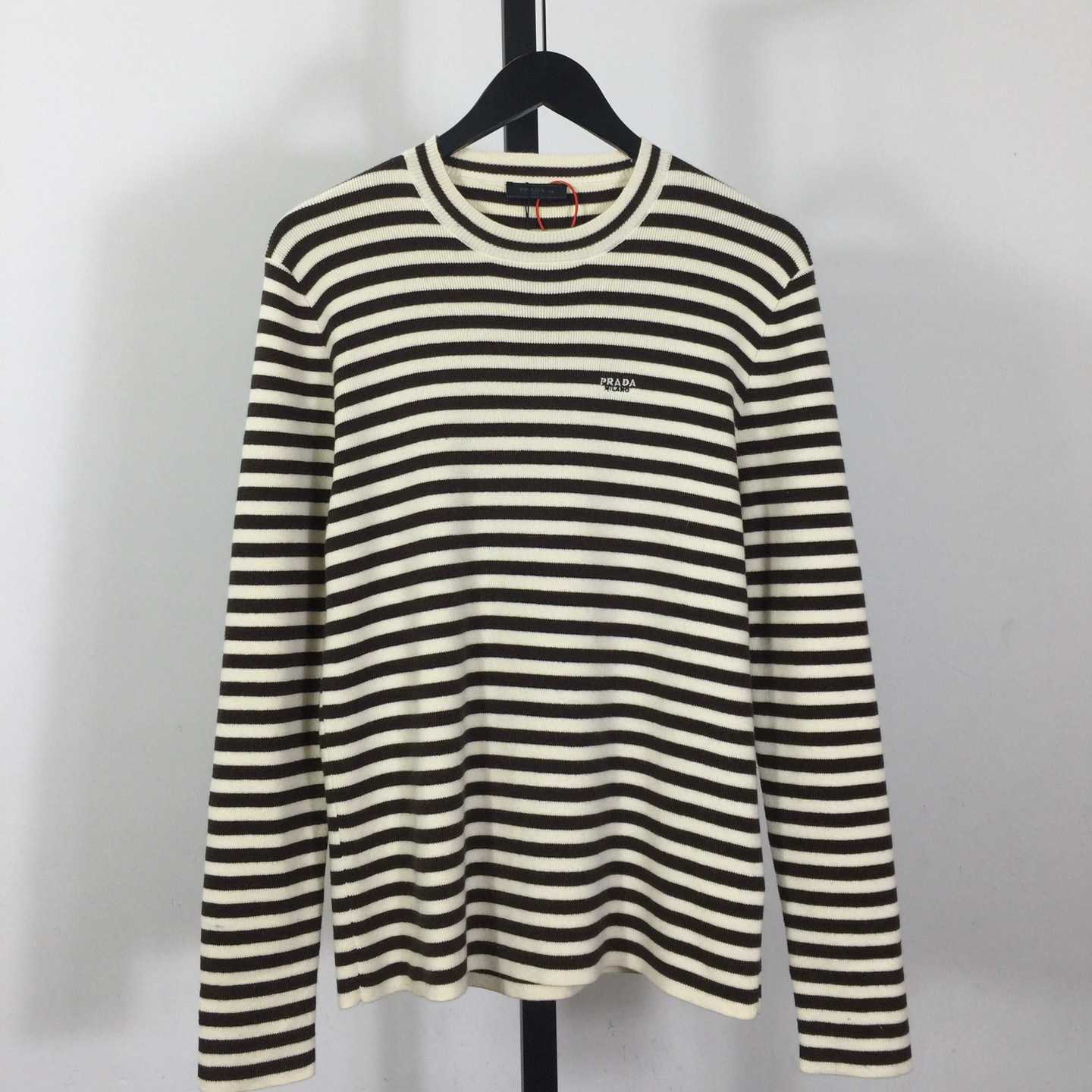 Prada Dark Brown Superfine Wool Turtleneck Sweater  - FashionPlug