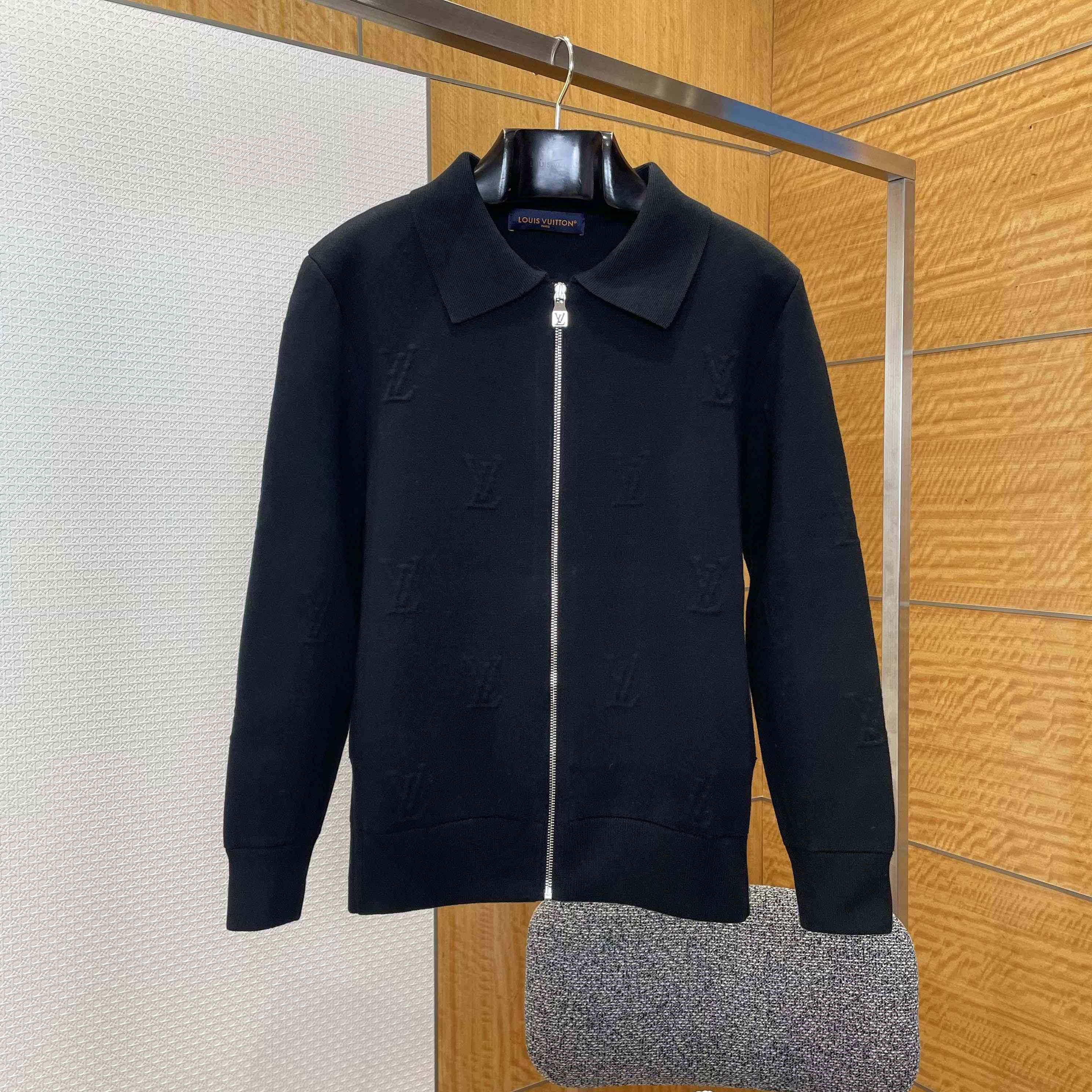 Louis Vuitton LV Blason Embossed Wool Blouson   1AFYEKC - FashionPlug