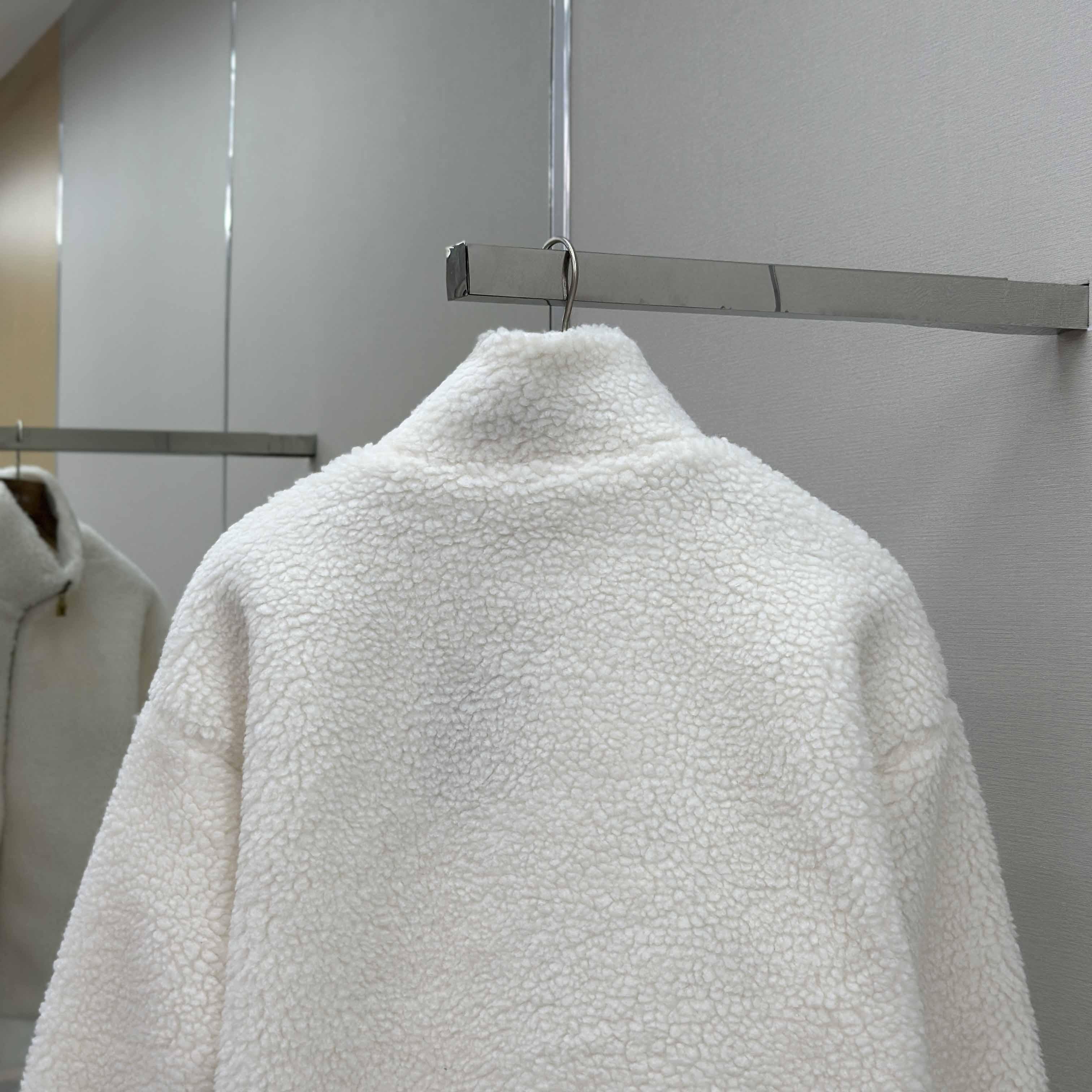 Louis Vuitton Leather Patch Fleece Blouson   1AHUGL - FashionPlug