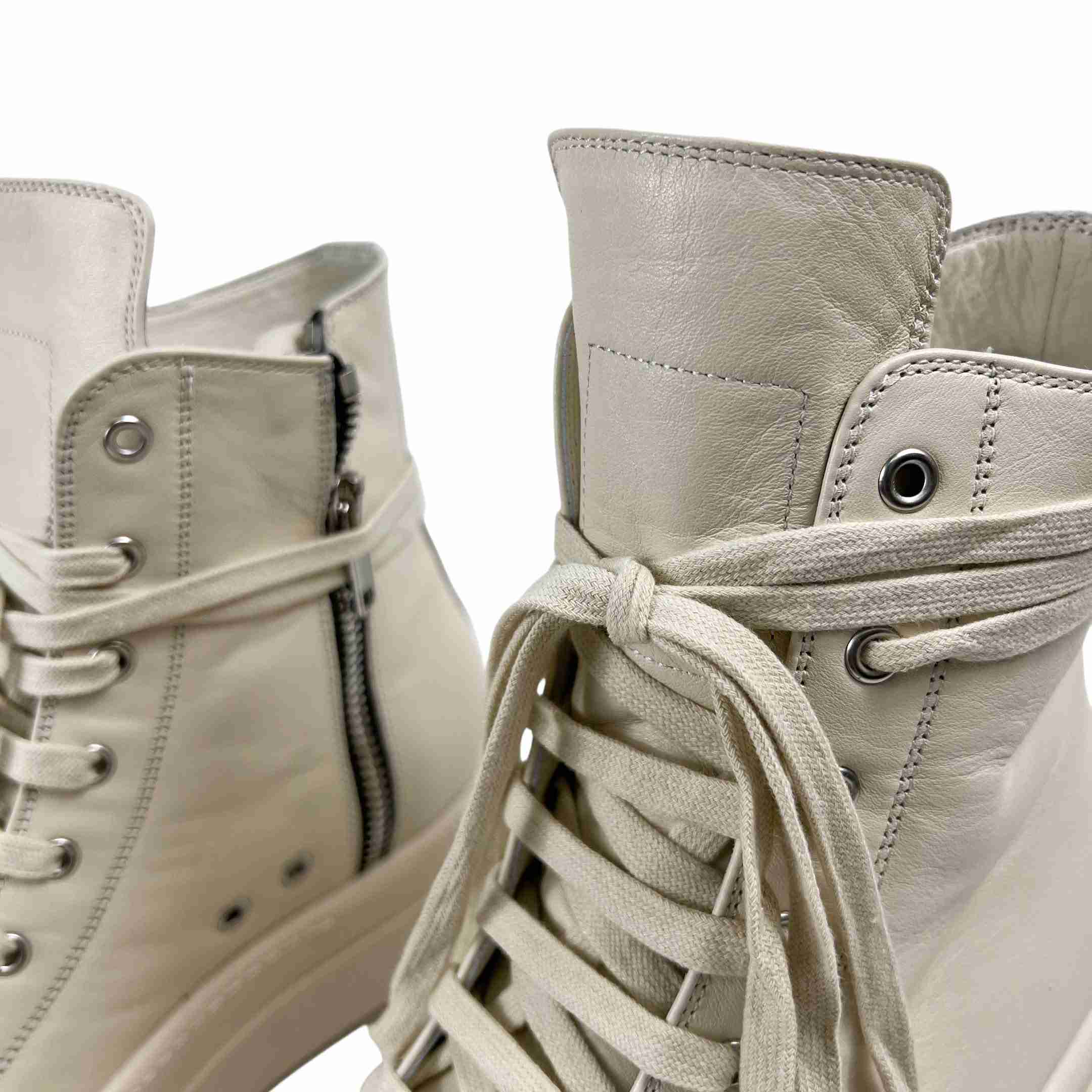 Rick Owens High-top Sneakers - FashionPlug