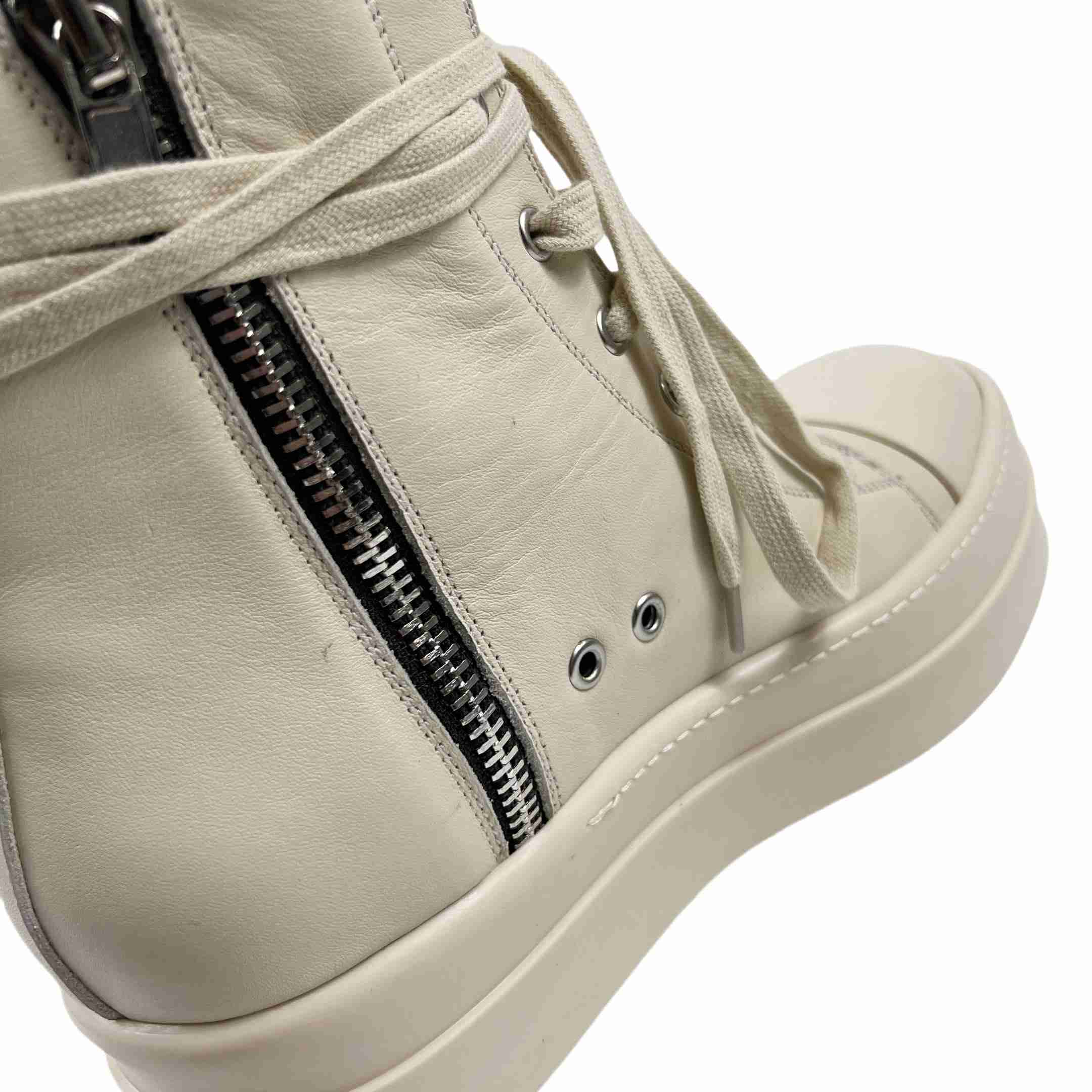 Rick Owens High-top Sneakers - FashionPlug
