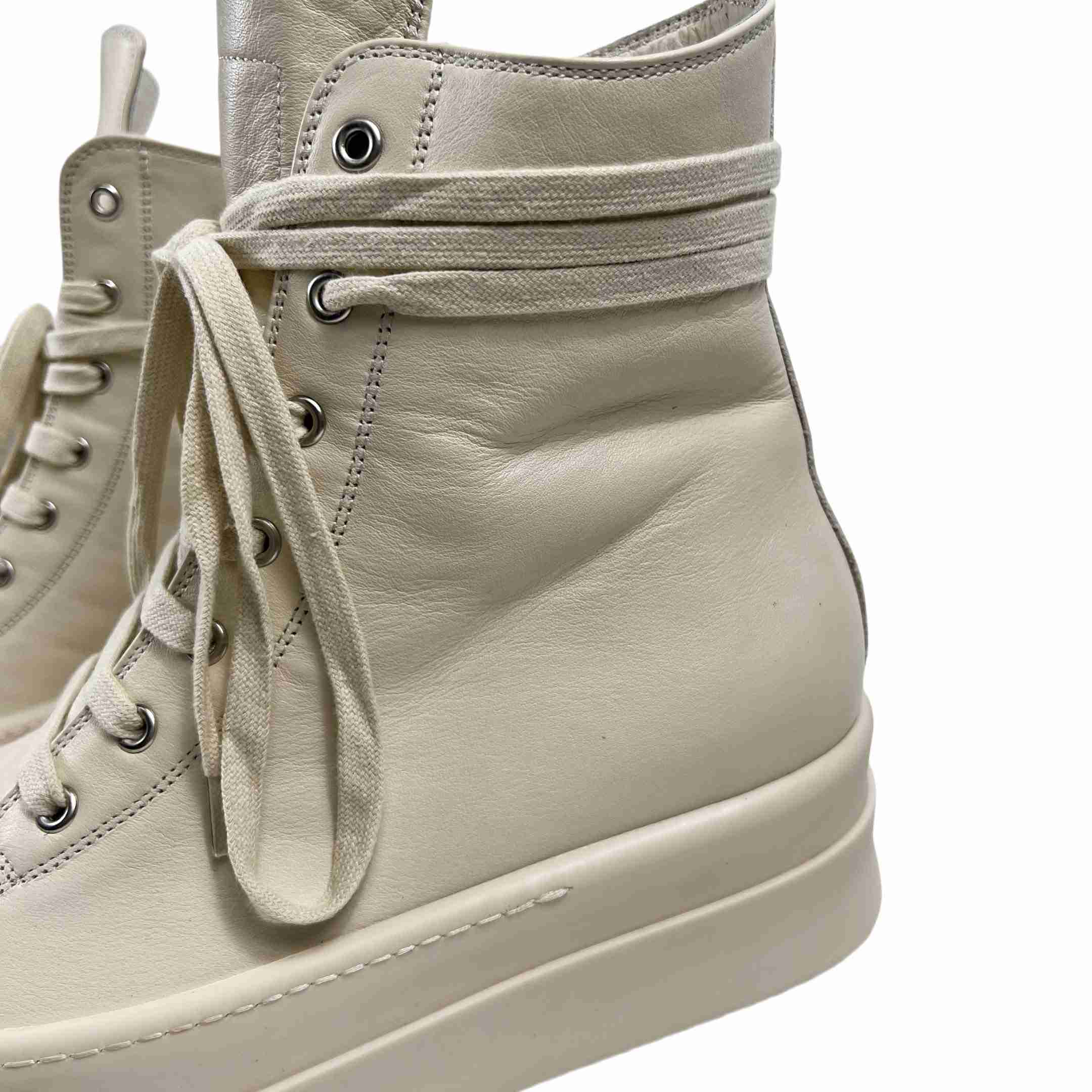 Rick Owens High-top Sneakers - FashionPlug